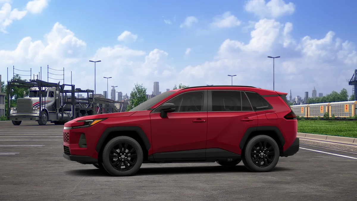 New 2026 Ruby Flare Pearl Toyota XLE Premium image 3