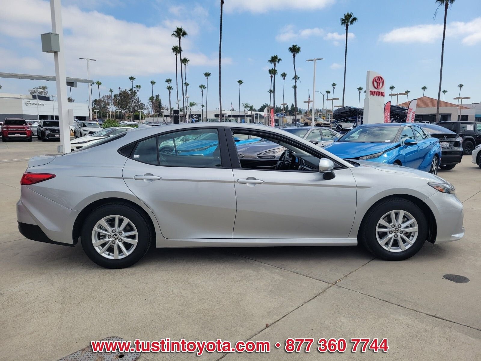Certified Used 2025 Silver Toyota LE image 3