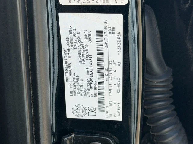 Certified Used 2018 Shadow Black Ford Platinum image 31