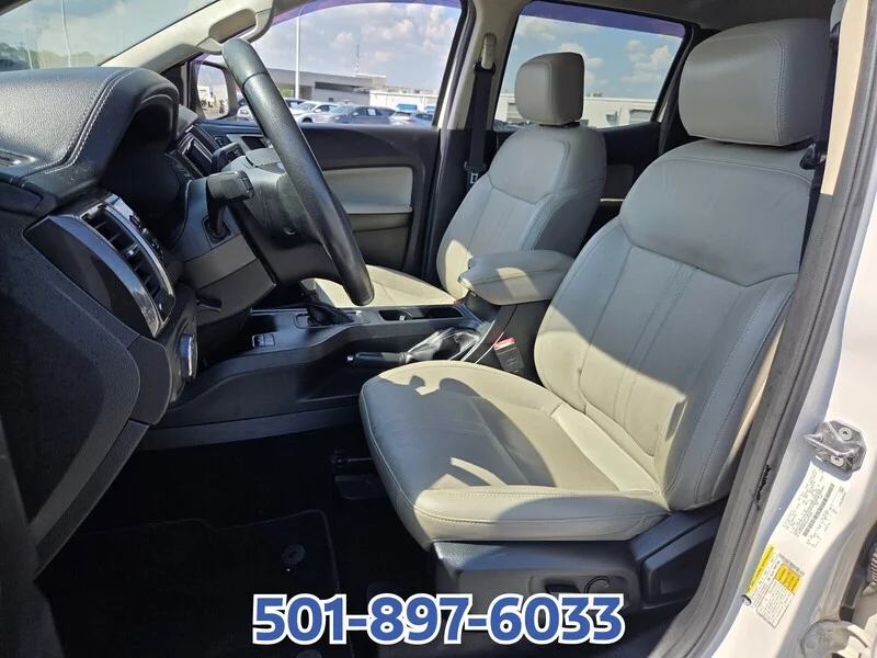 Used 2020 White Platinum Clearcoat Metal FORD LARIAT 2WD SUPERCREW 5