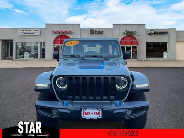 Used 2023 Jeep Wrangler 4xe Rubicon 4XE with VIN 1C4JJXR66PW604449 for sale in Queens, NY