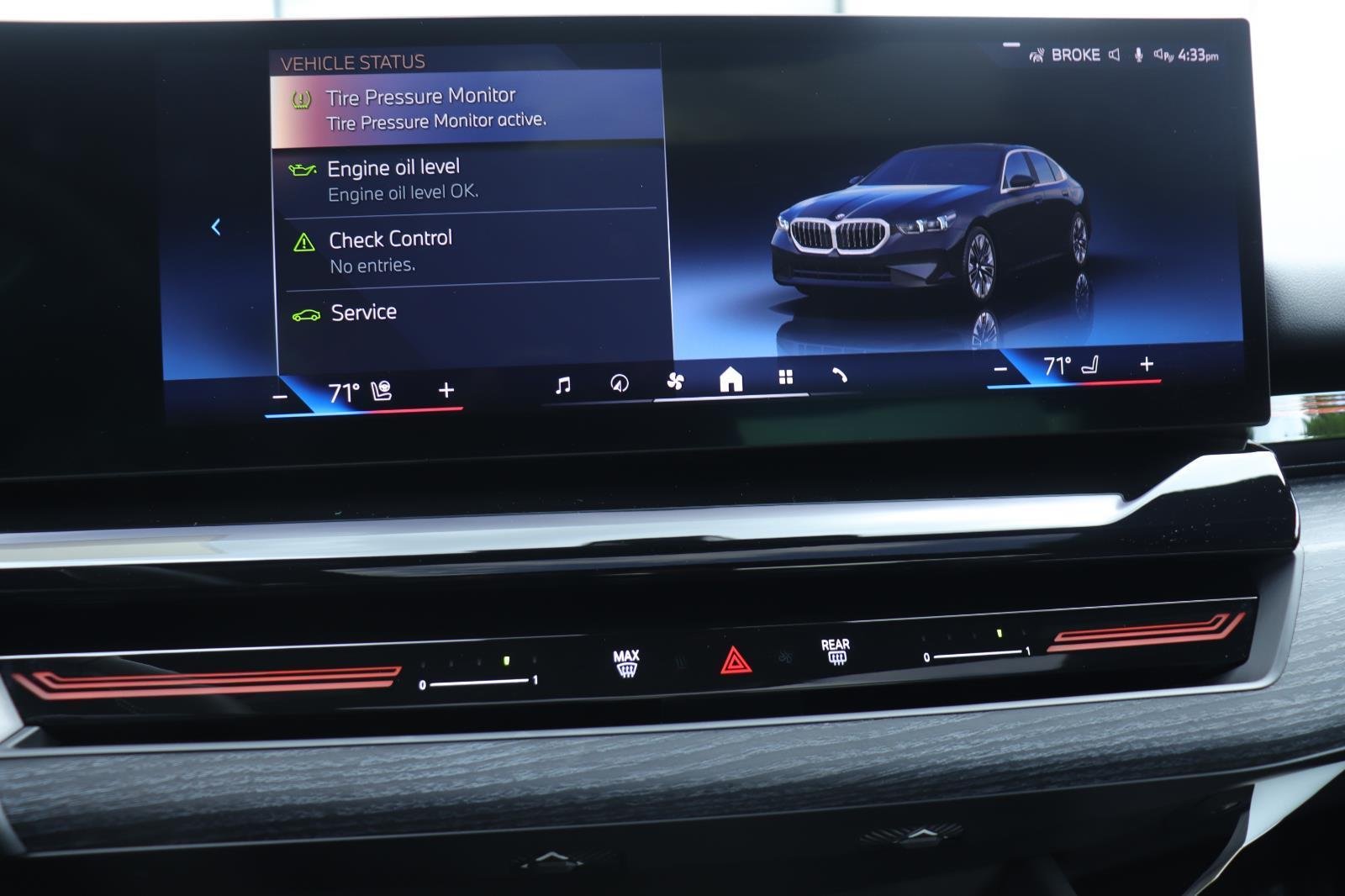 Used 2025 Black Sapphire Metallic BMW 530i xDrive image 35