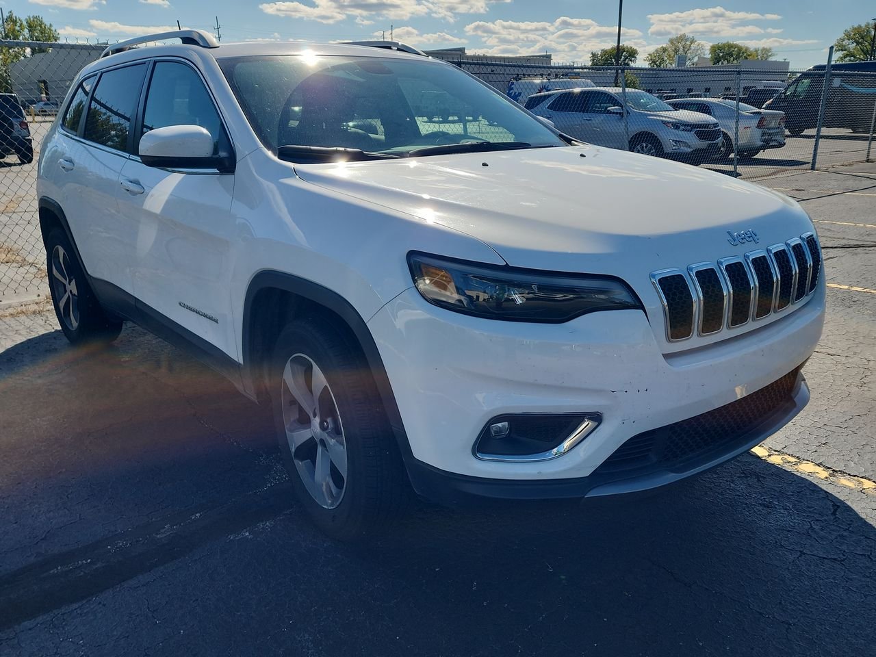 Used 2020 White Jeep Limited image 1