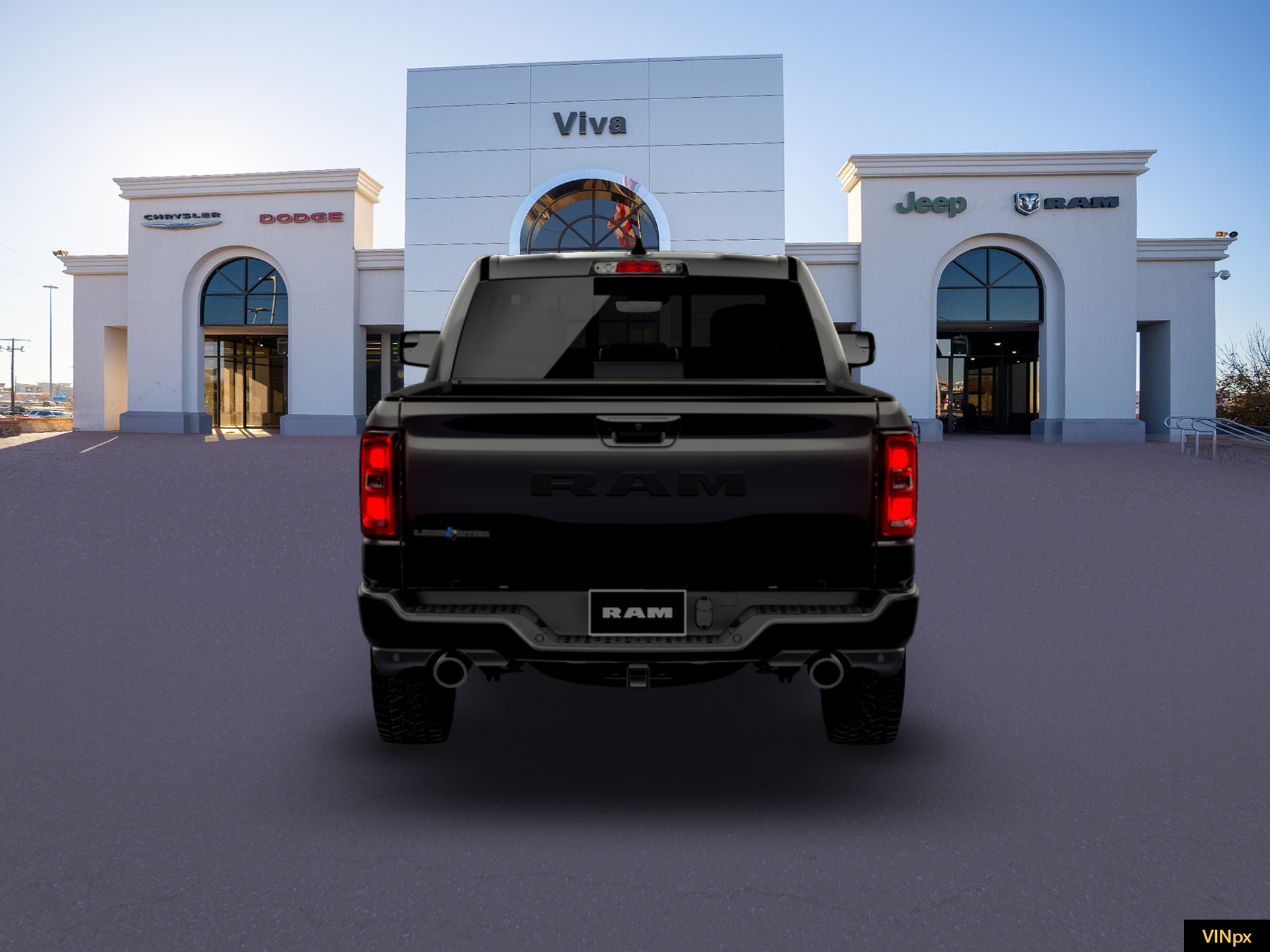 New 2026 Diamond Black Crystal Pearl-Coat Exterior Paint RAM Big Horn/Lone Star image 18
