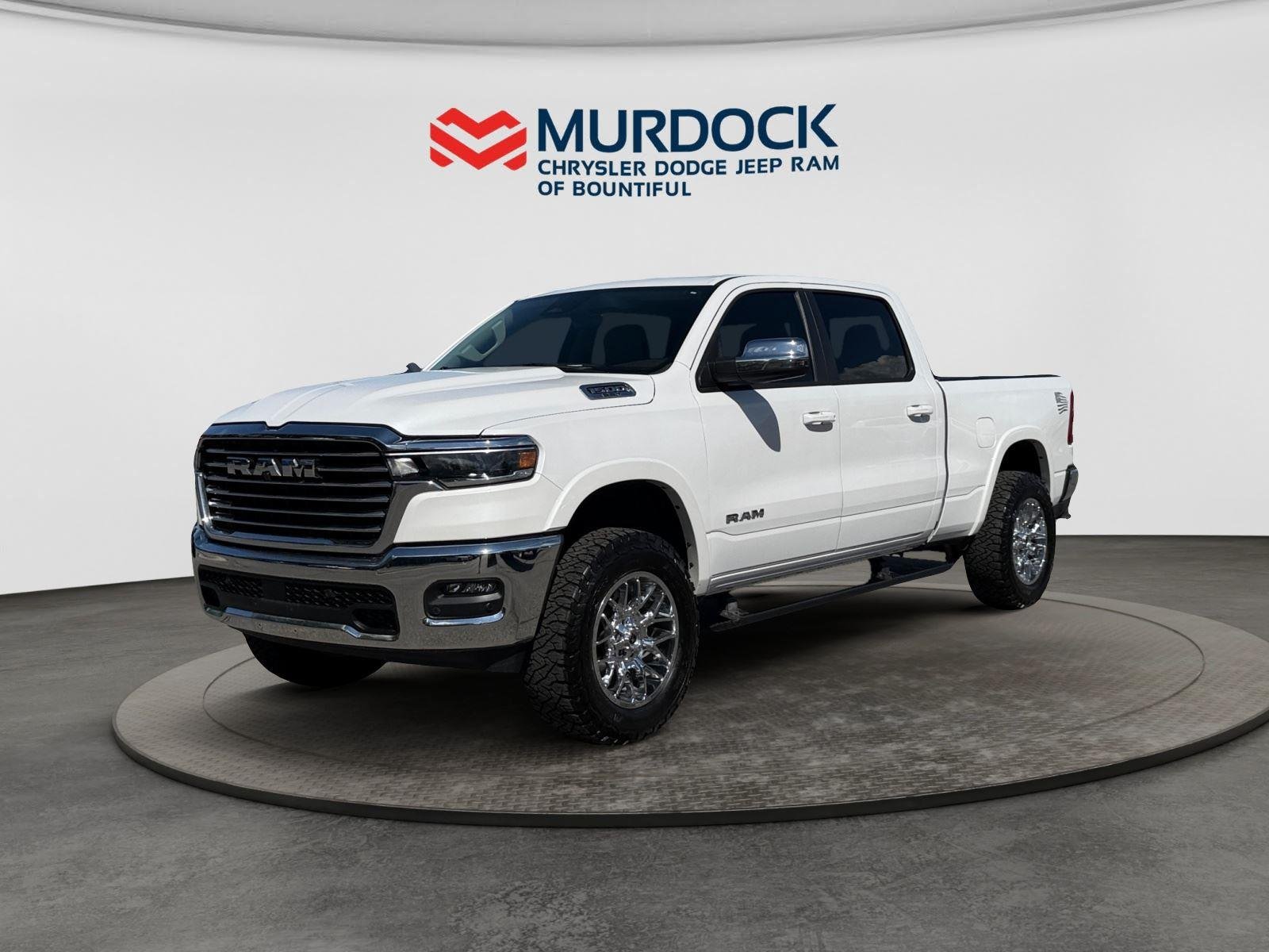 Used 2025 Ivory White Tri-Coat Pearlcoat Ram Laramie image 1