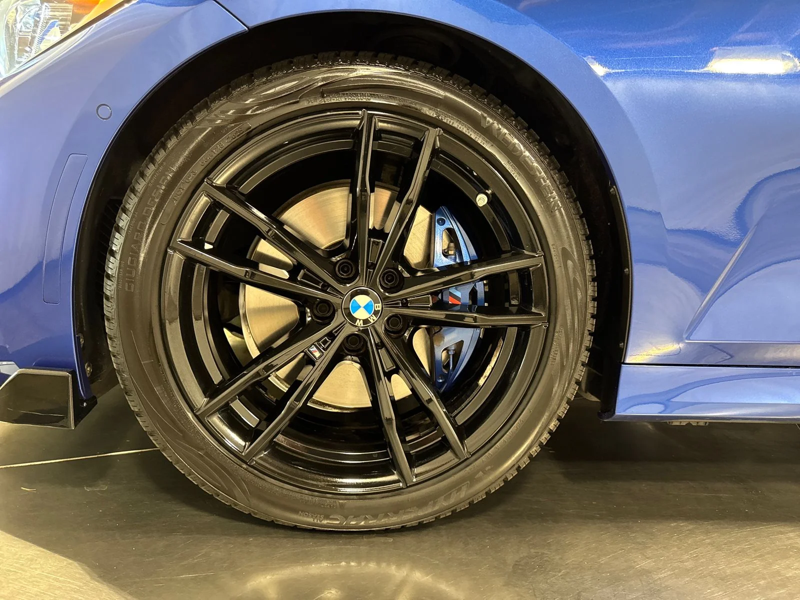 Used 2021 Blue Metallic BMW M340i xDrive image 2
