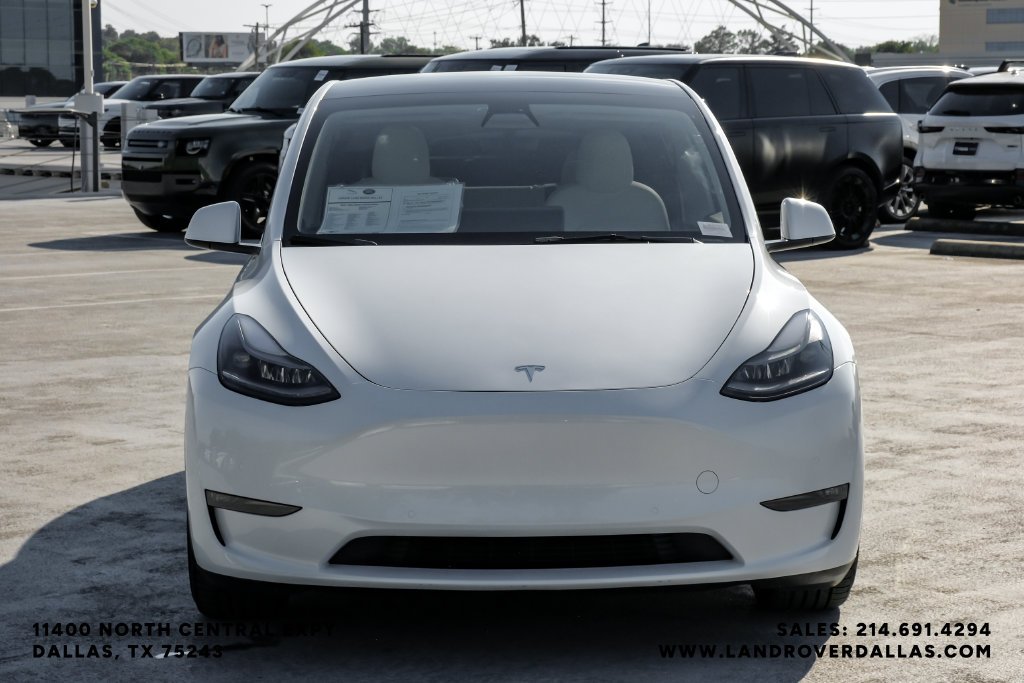 Used 2022 Pearl White Multi-Coat Tesla Performance image 3