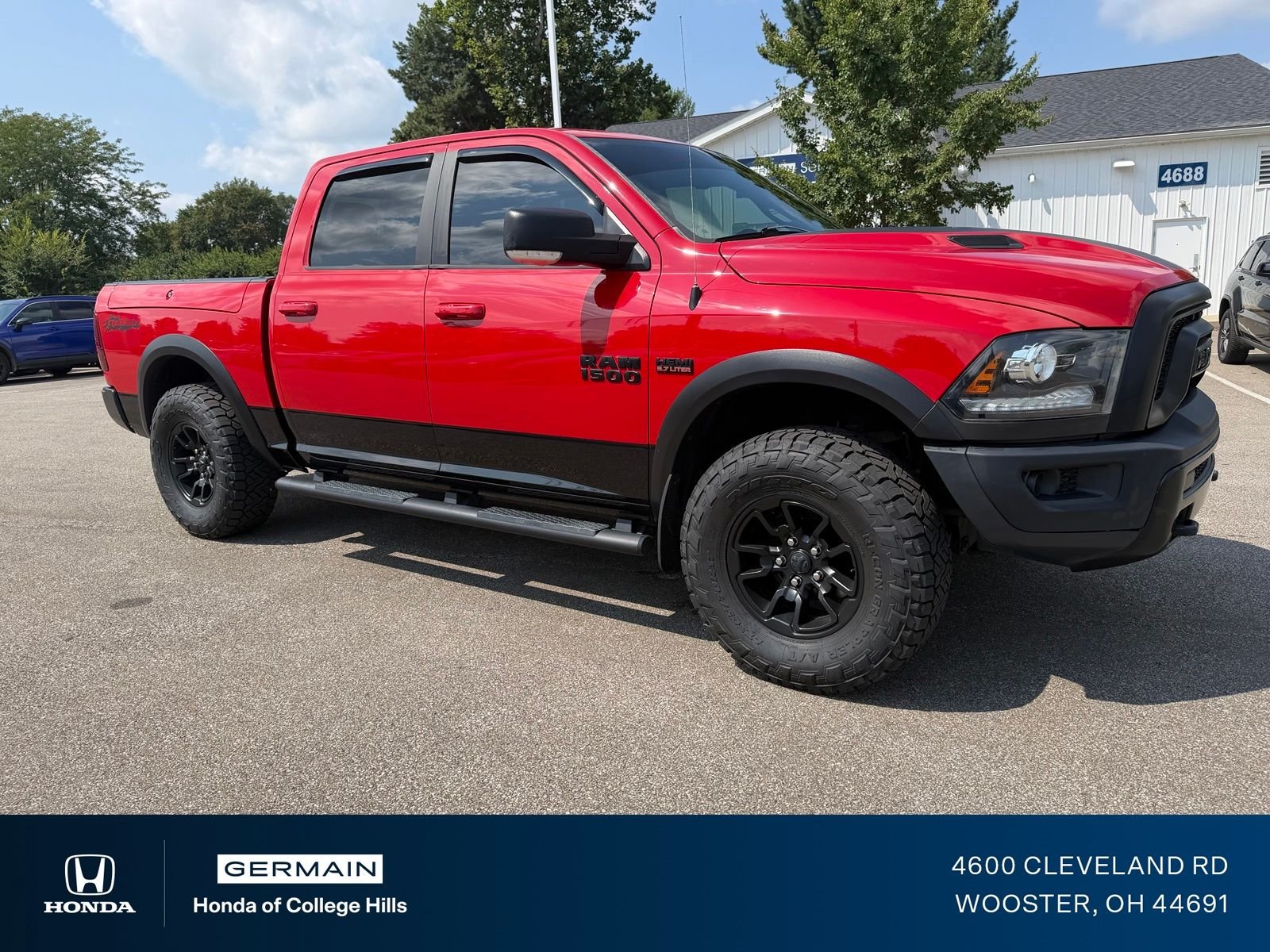 Used 2017 Flame Red Clearcoat Ram Rebel image 3
