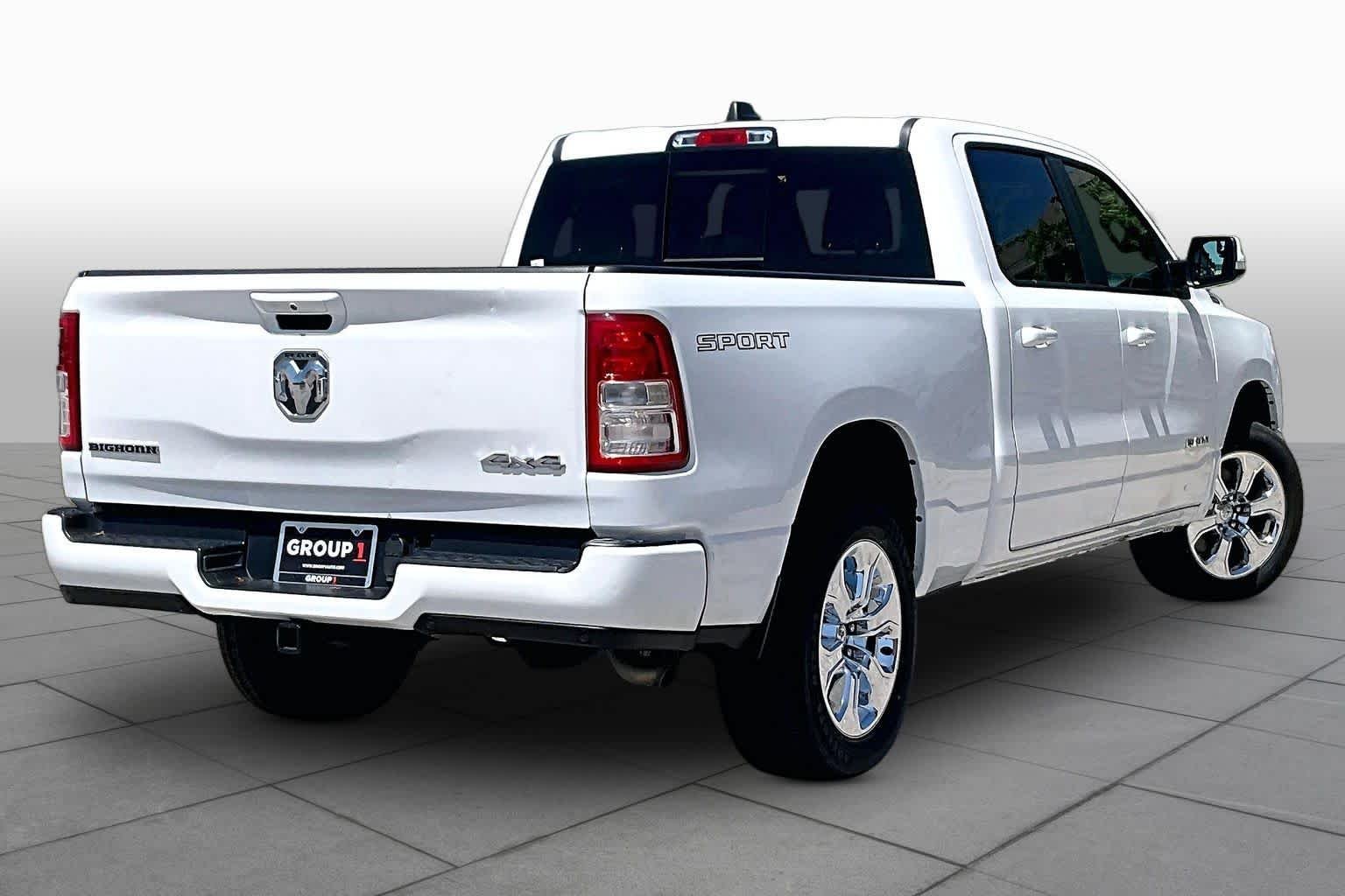 Used 2022 Bright White Clearcoat Ram Big Horn image 13