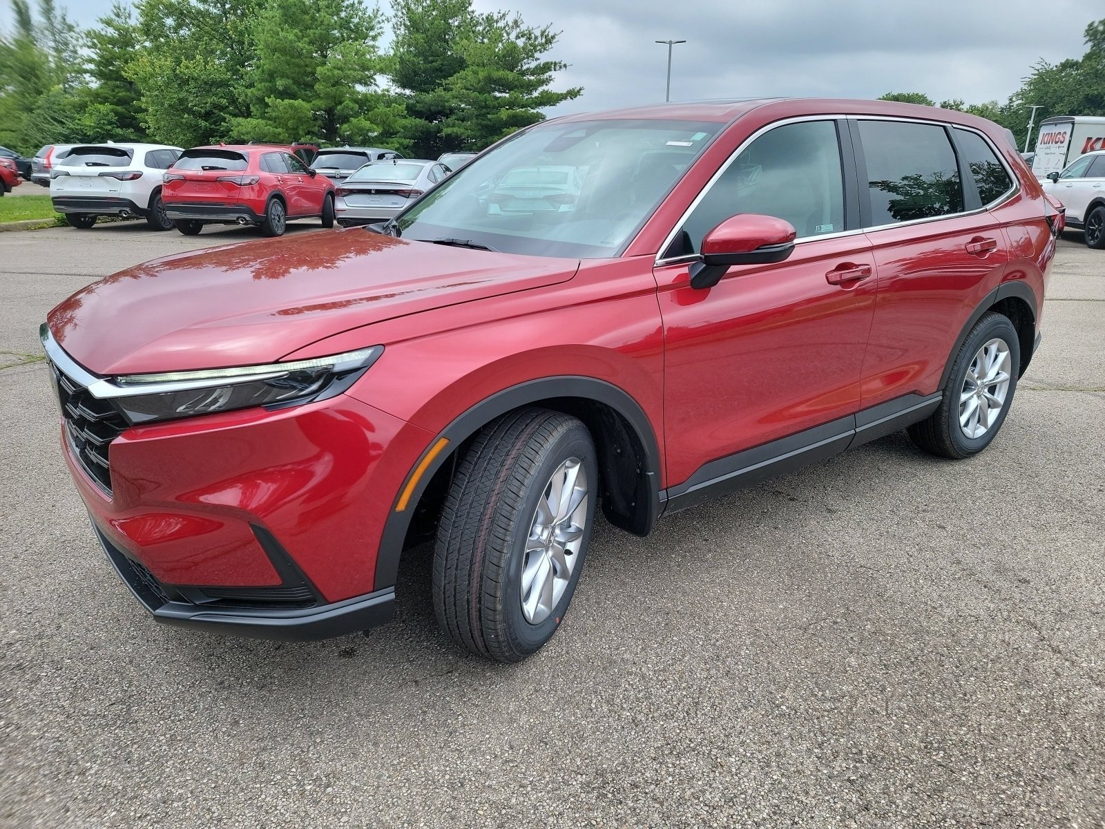New 2026 Radiant Red Metallic Honda EX image 3