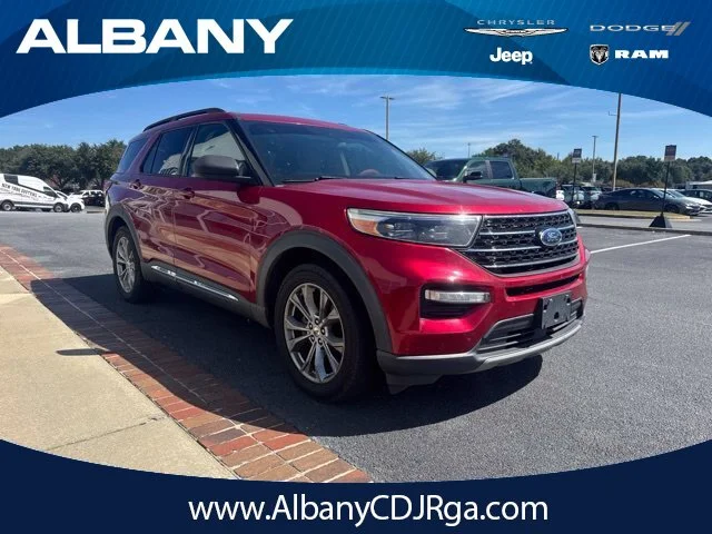 Used 2020 Red Ford XLT image 1