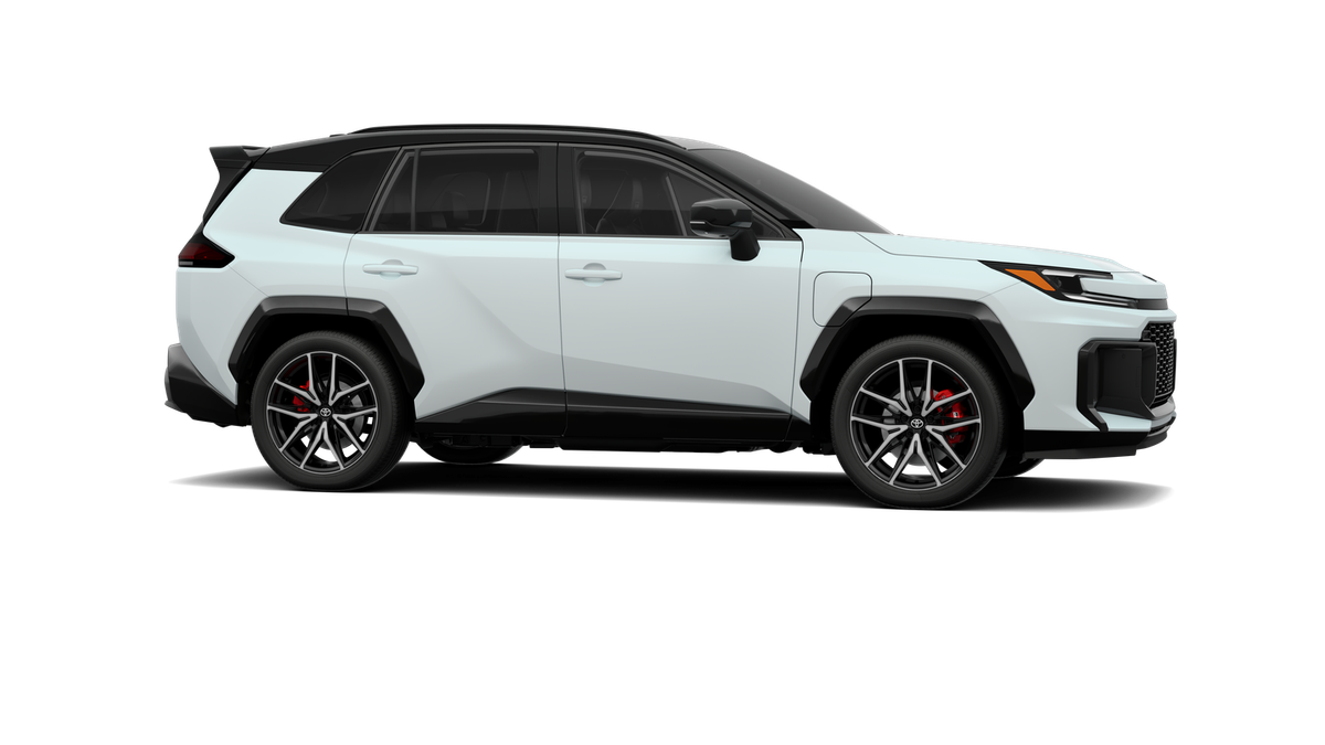 New 2026 Wind Chill Pearl with Midnight Black Metallic roof Toyota GR SPORT image 13