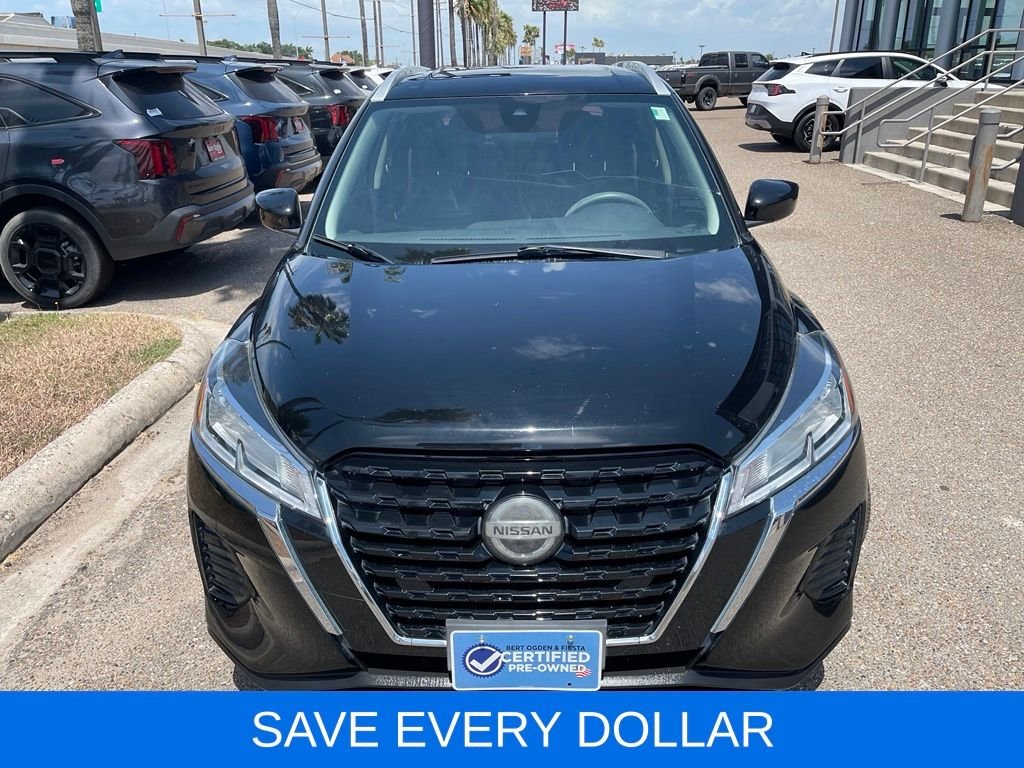 Used 2021 Black Nissan SV image 2