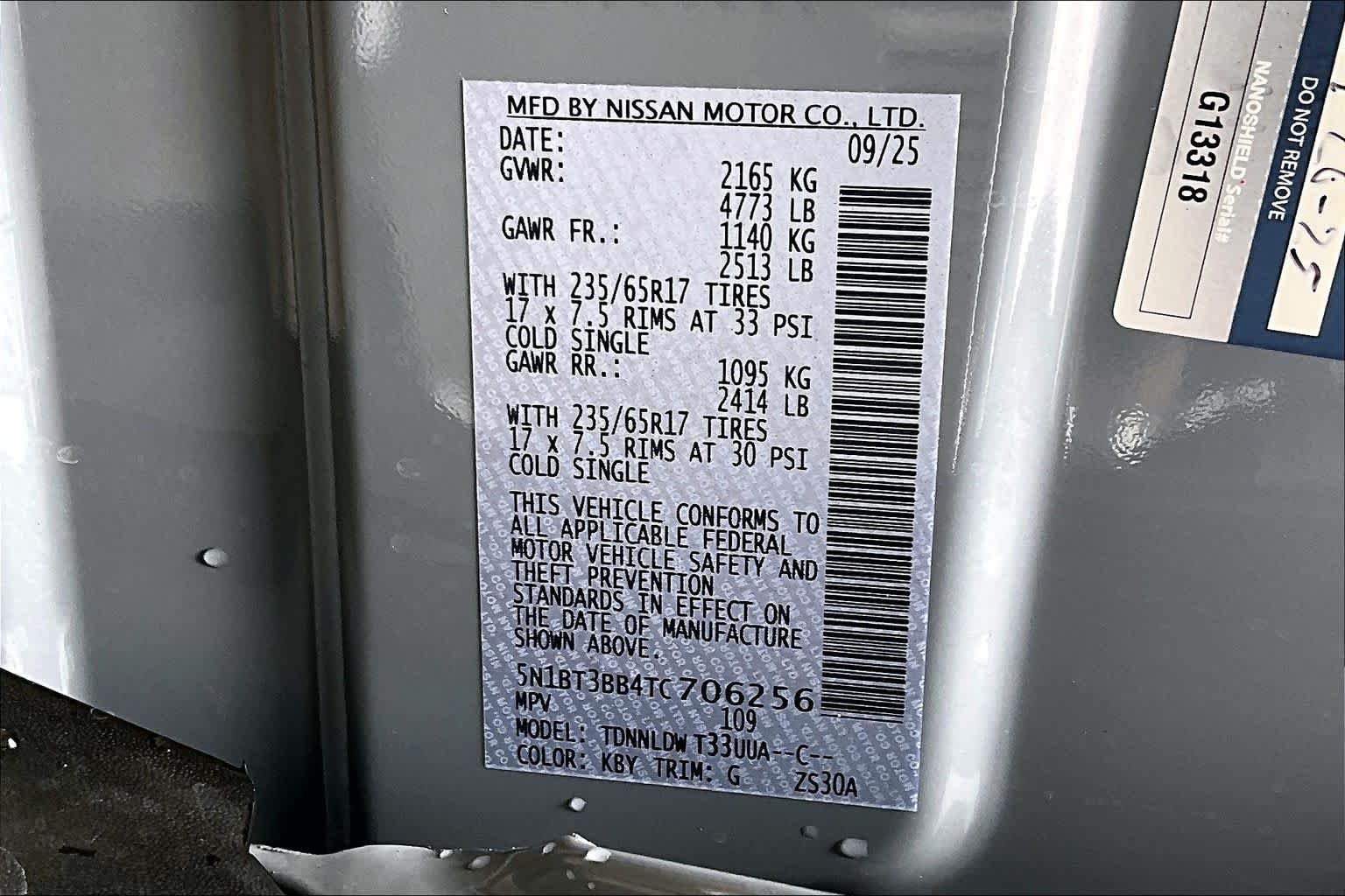 Used 2026 Gun Metallic Nissan SV image 36