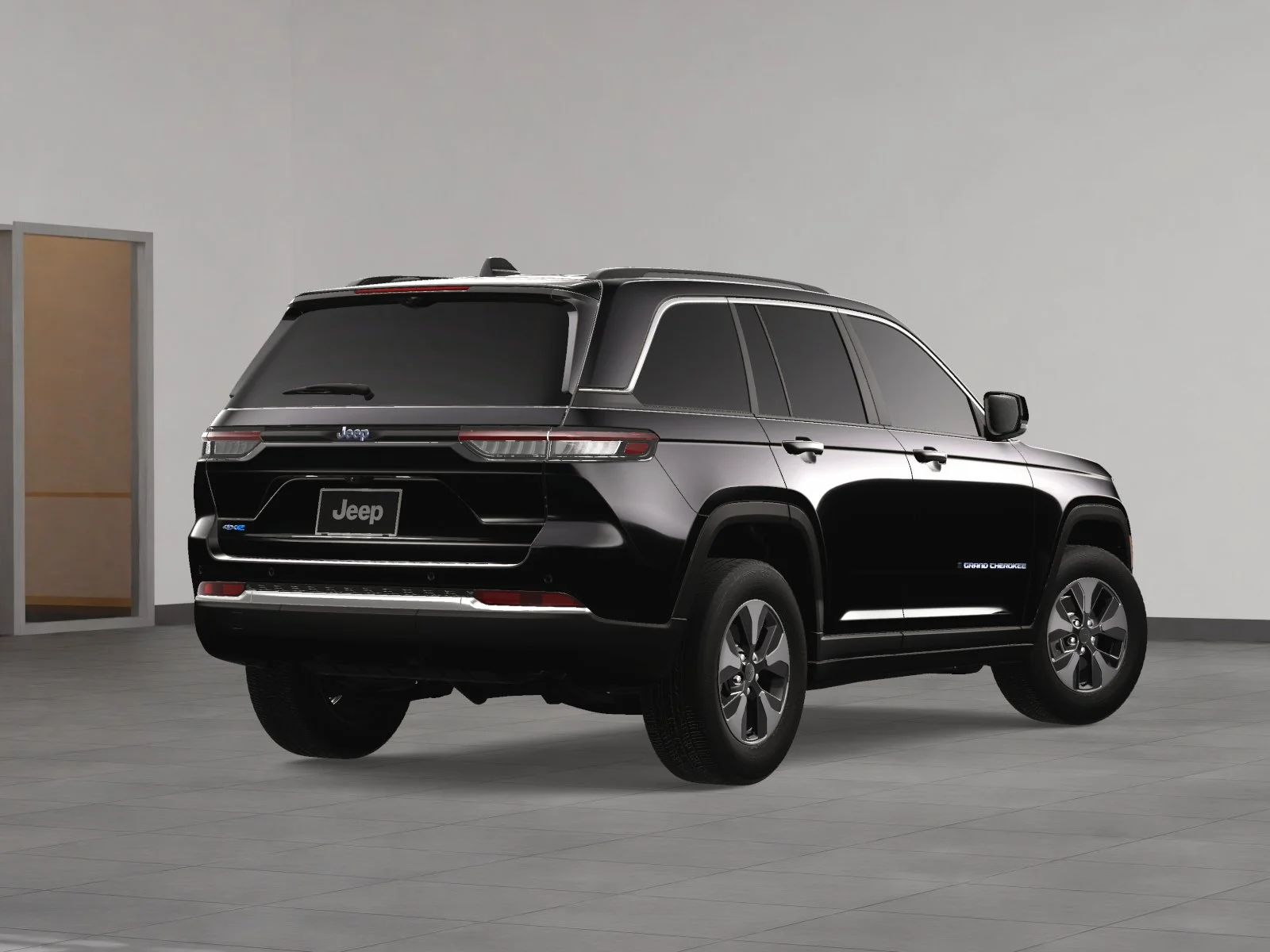 New 2024 Diamond Black Crystal Pearlcoat Jeep 4xe image 34
