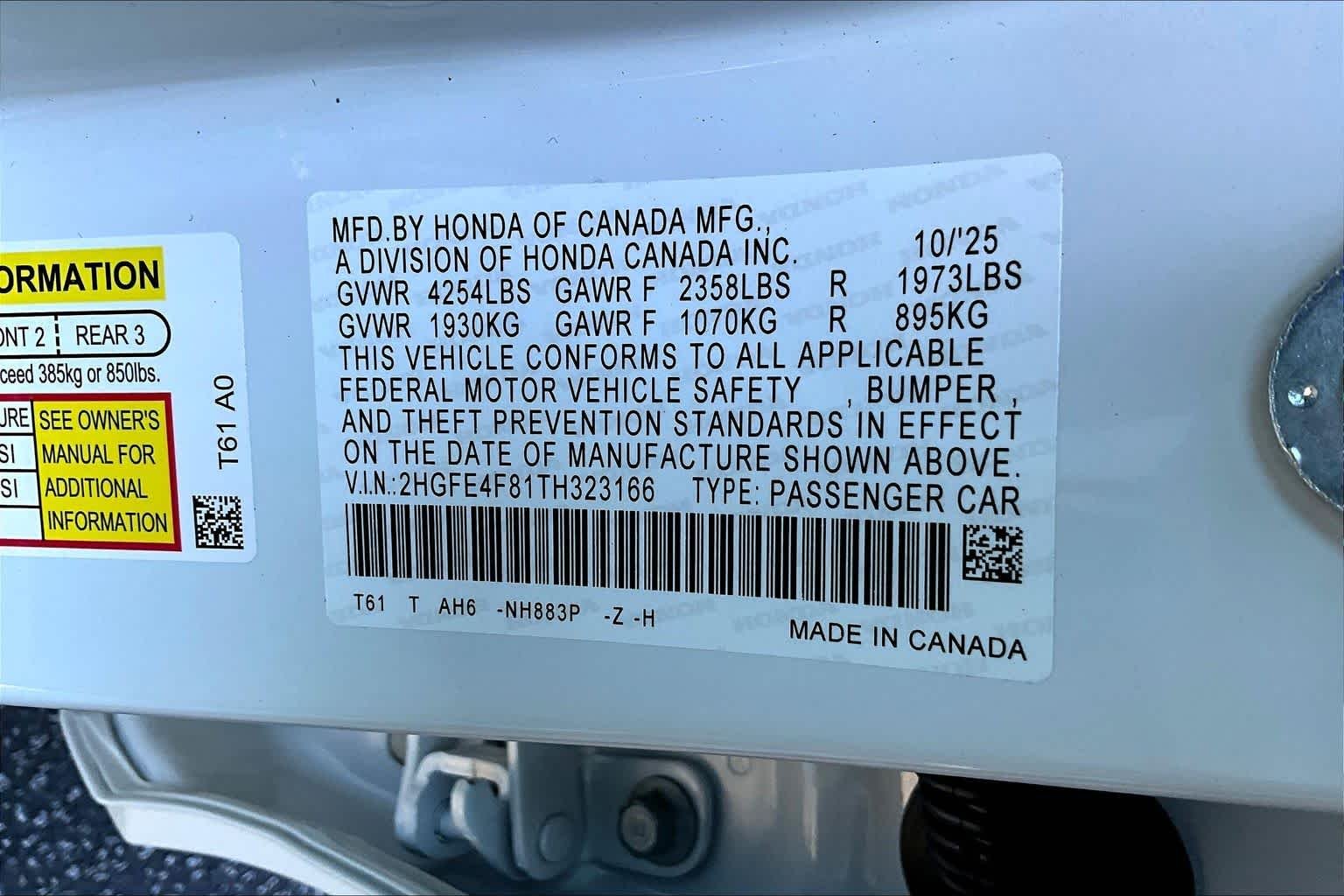 2026 Honda Civic Sport - Photo 14