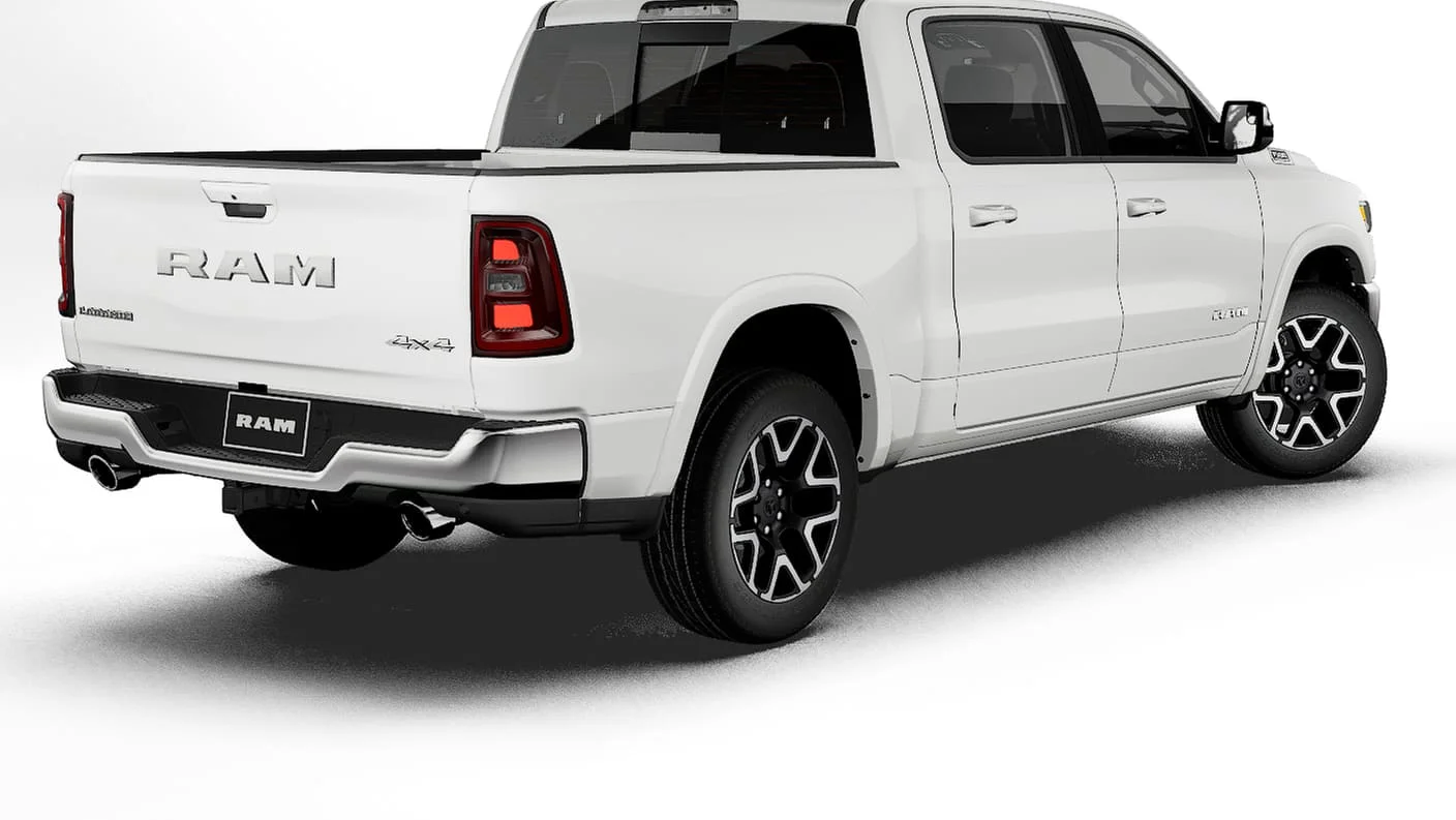 New 2027 Bright White Clear-Coat Exterior Paint RAM LARAMIE image 2
