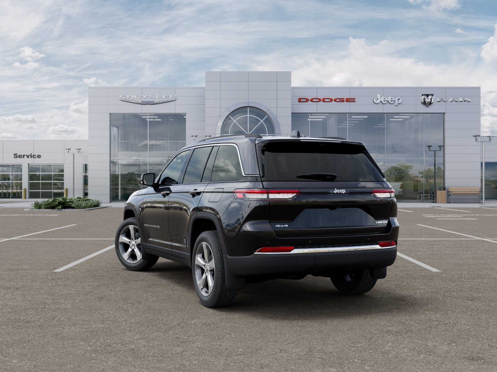 New 2026 Diamond Black Crystal Pearl-Coat Exterior Paint Jeep Limited image 29