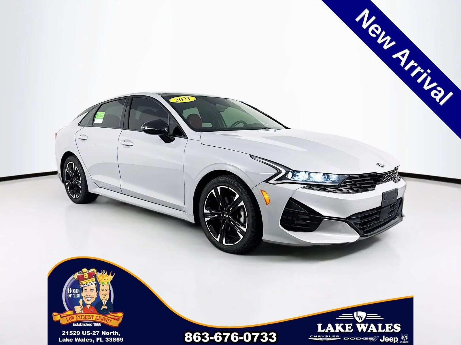 Certified Used 2021 Gray Kia GT-Line image 1