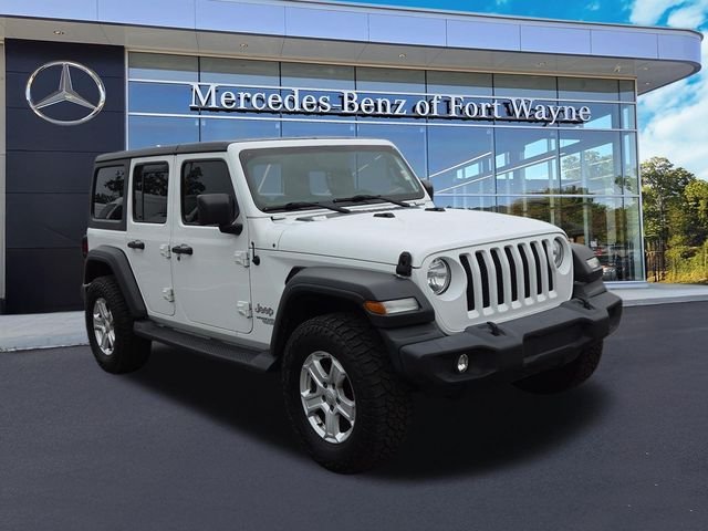 Used 2019 White Jeep Unlimited Sport S image 1