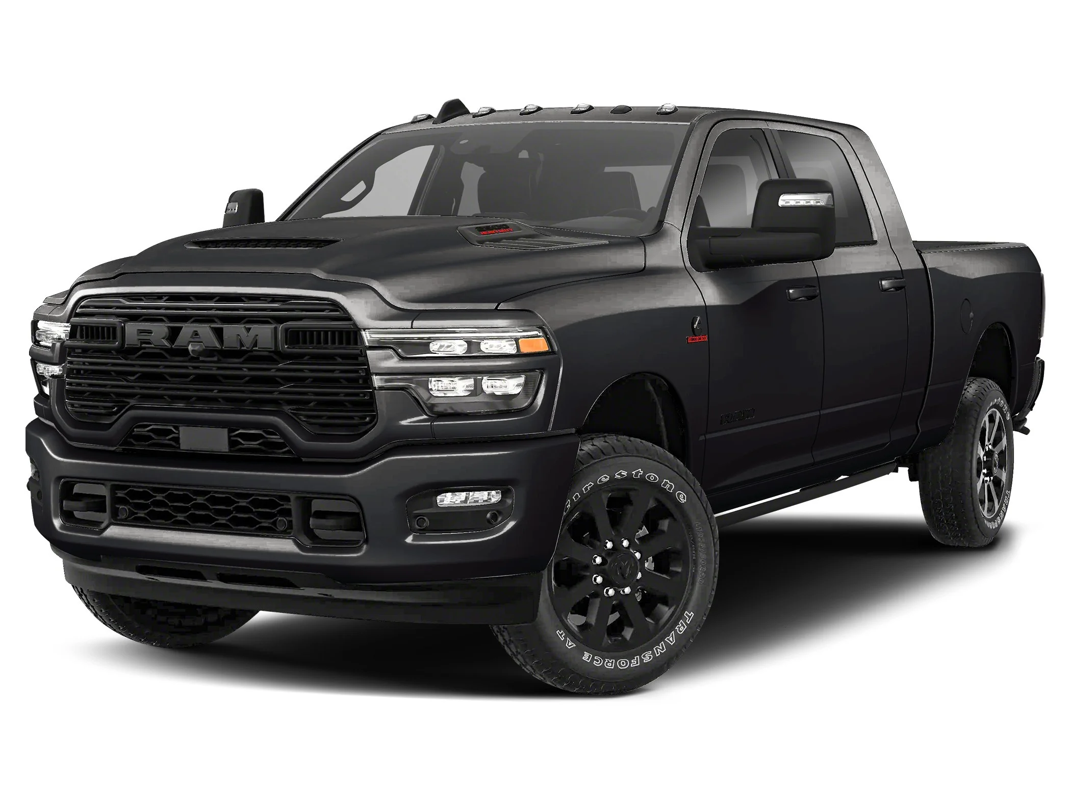 New 2027 Diamond Black Crystal Pearl-Coat  Paint Ram LARAMIE MEGA CAB 4X4 6