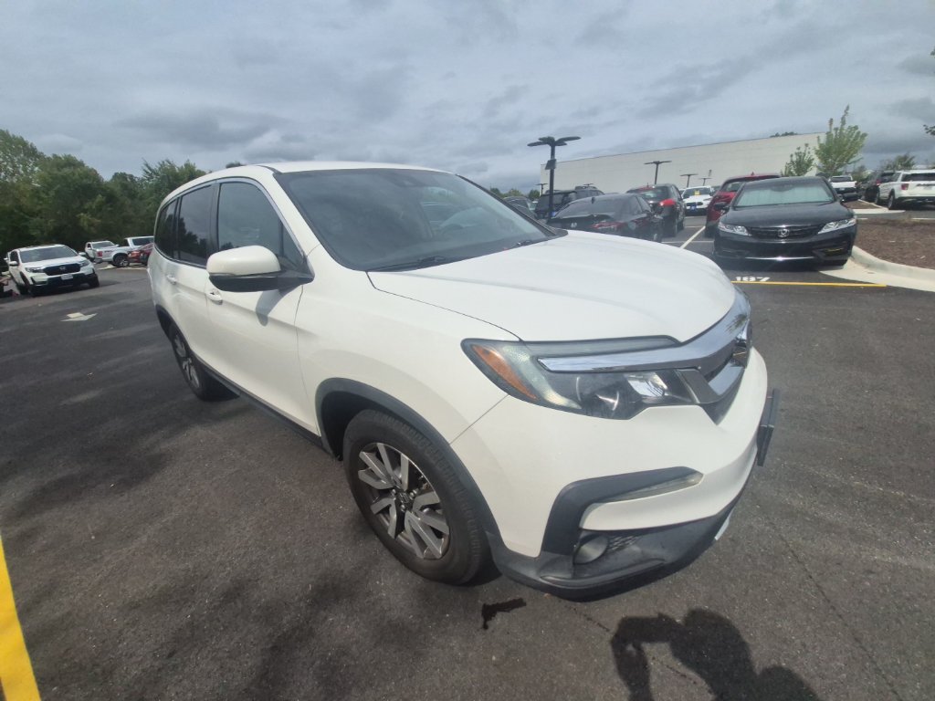 Used 2021 Platinum White Pearl Honda EX image 3