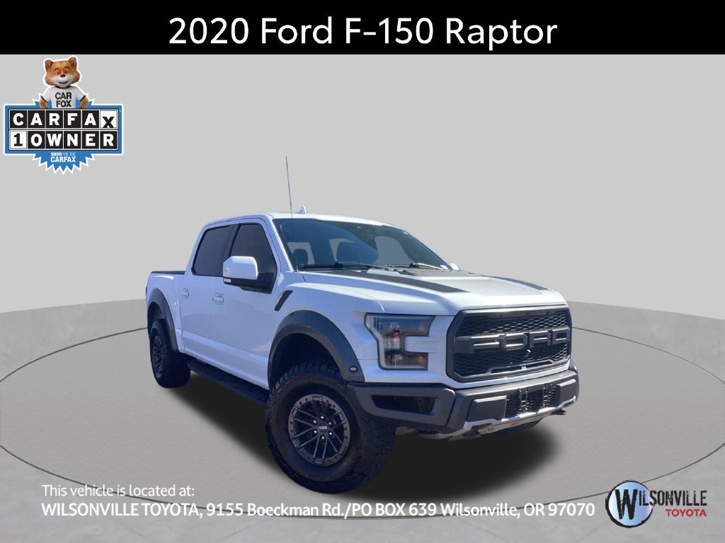 Used 2020 White Ford Raptor image 1
