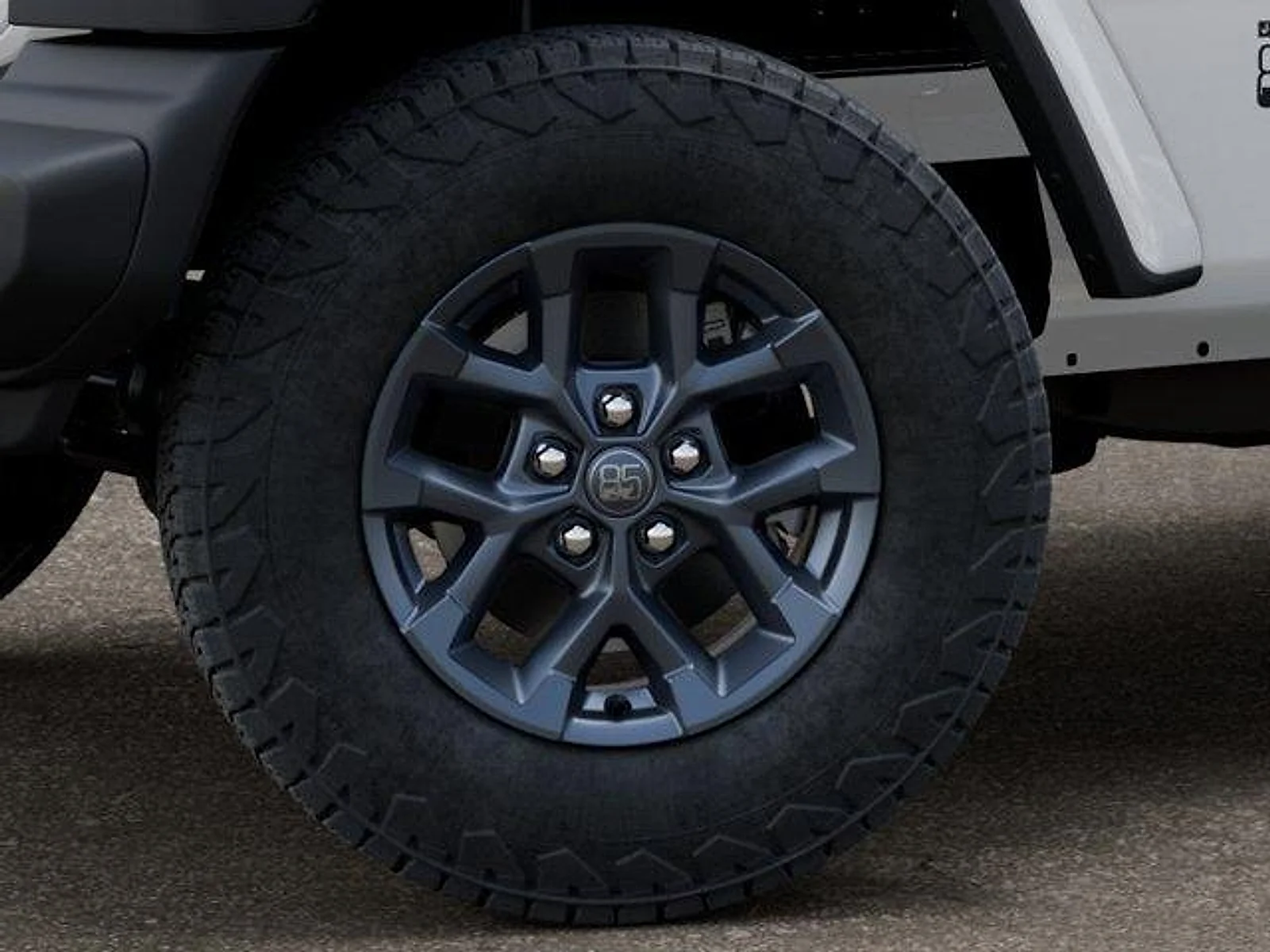 New 2026 Bright White Clear-Coat Exterior Paint Jeep 4-Door 85th Anniversary Edition image 8