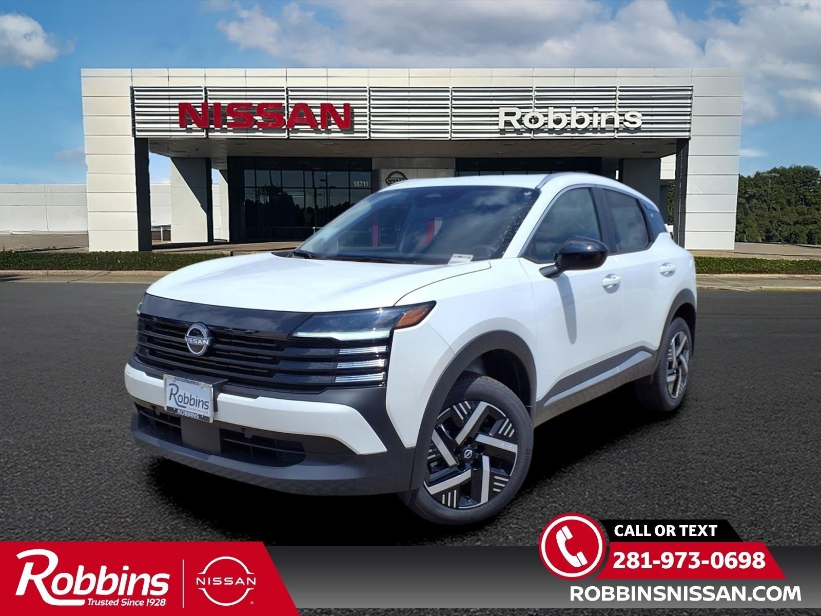 2026 Nissan Kicks SV White at Robbins Nissan