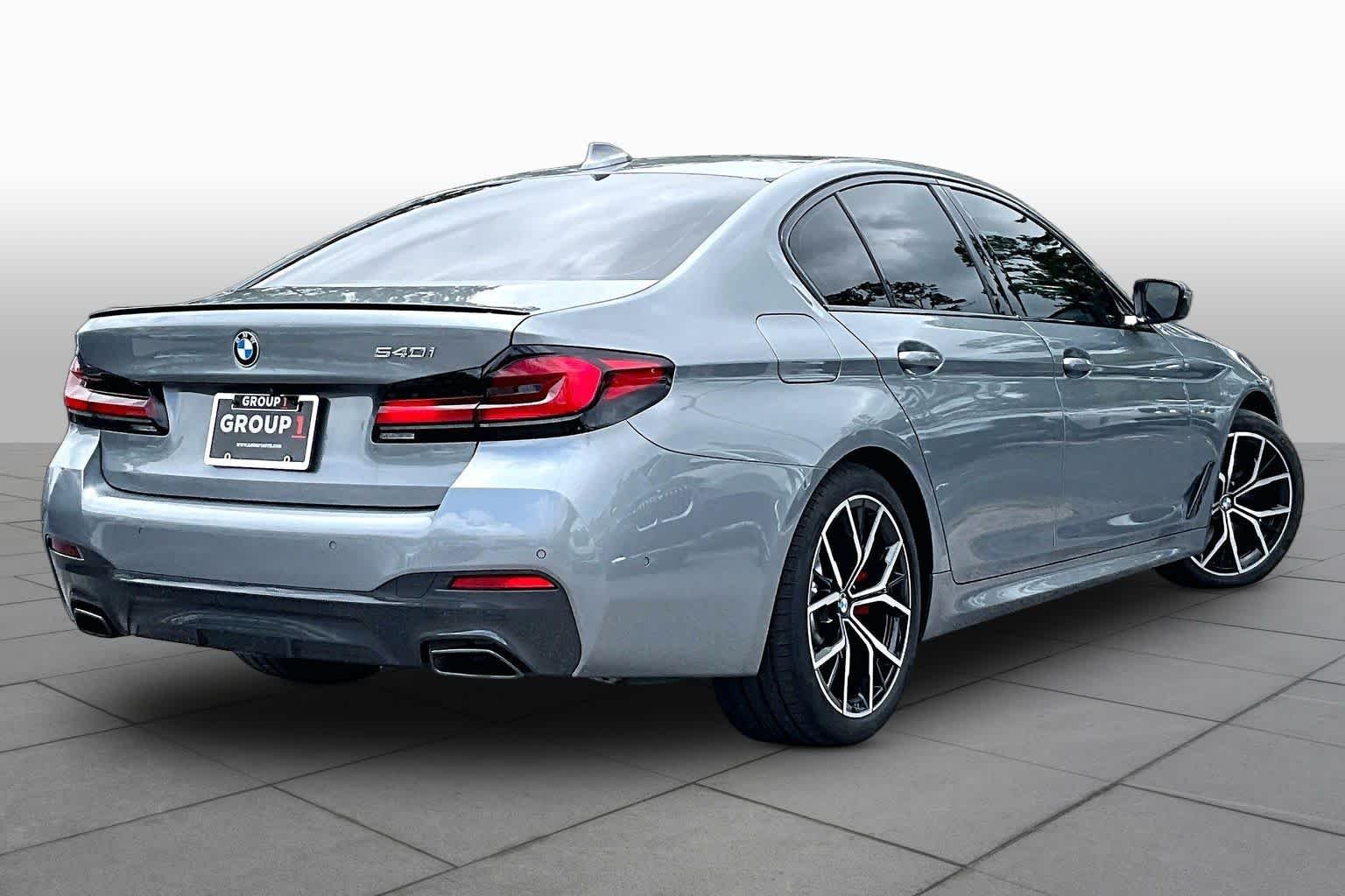 Certified Used 2023 Skyscraper Gray Metallic BMW 540i image 14