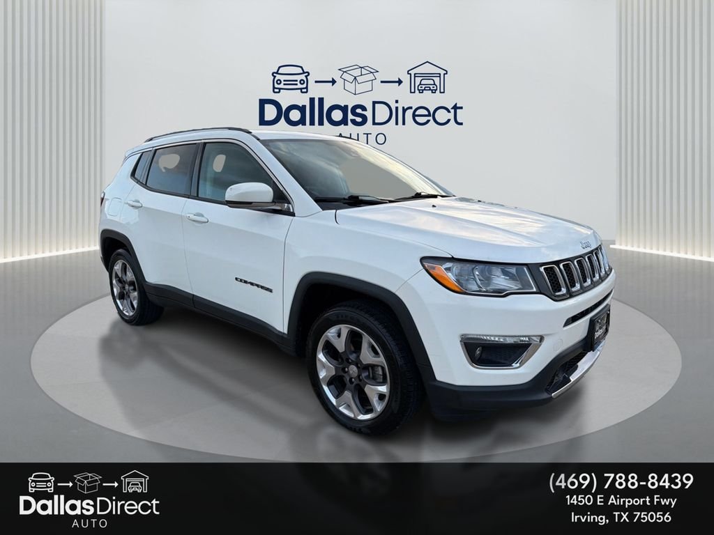 Used 2021 White Clearcoat Jeep Limited image 2