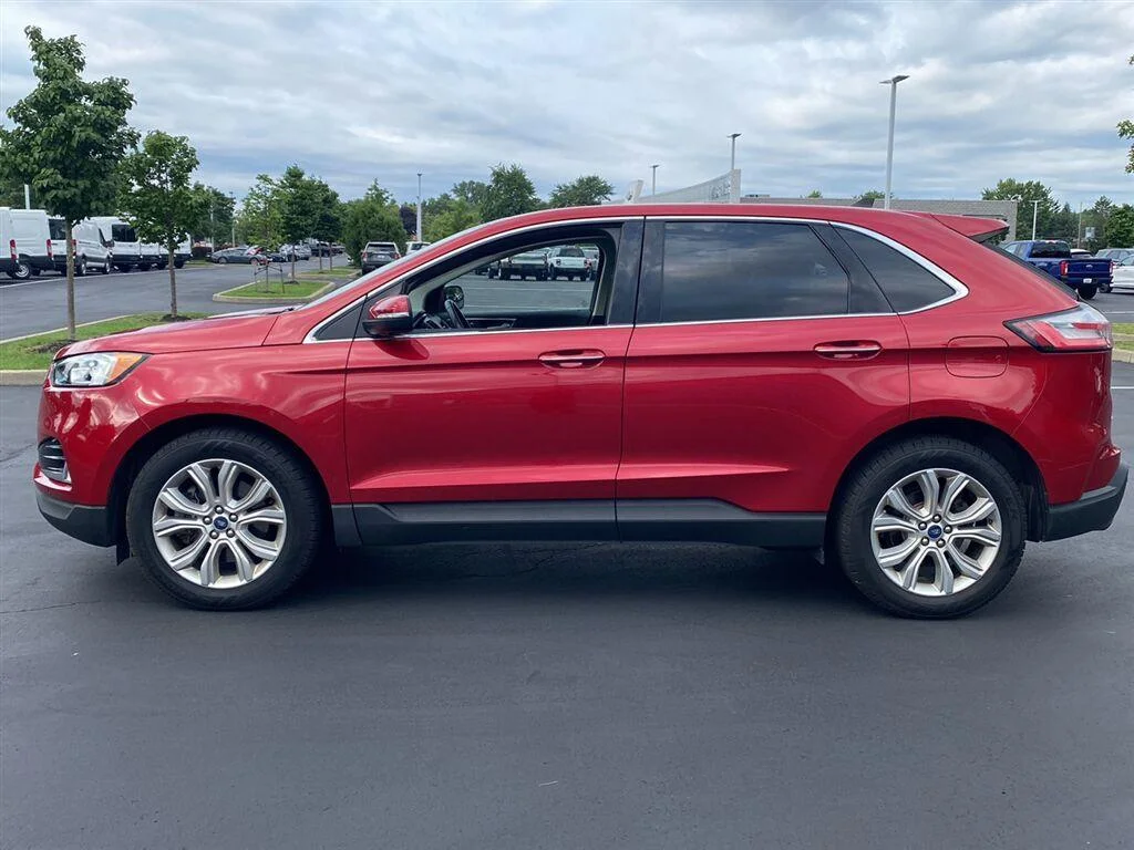 Used 2020 Rapid Red Metallic Tinted Clearcoat Ford Titanium image 8