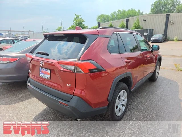 Used 2021 Red Toyota LE image 3
