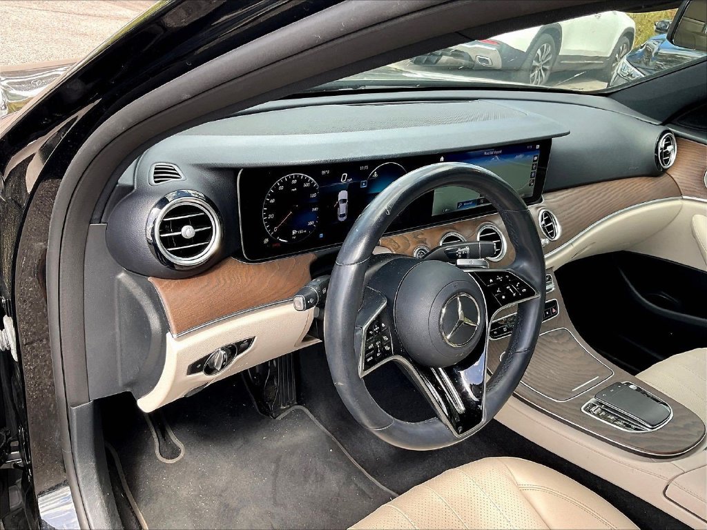 Certified Used 2022 Black Mercedes-Benz E 350 image 4