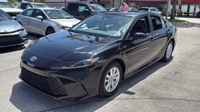 Used 2025 Midnight Black Metallic Toyota LE image 3
