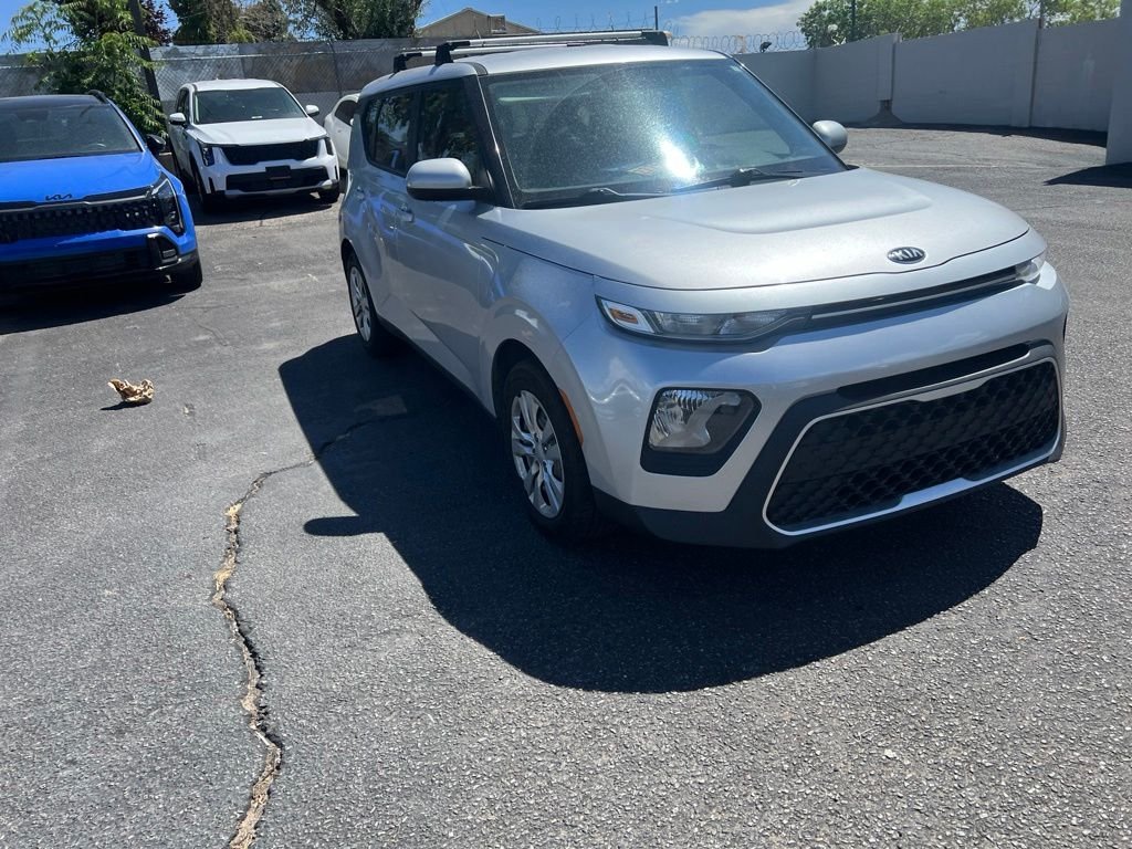 Used 2020 Silver Kia LX image 1