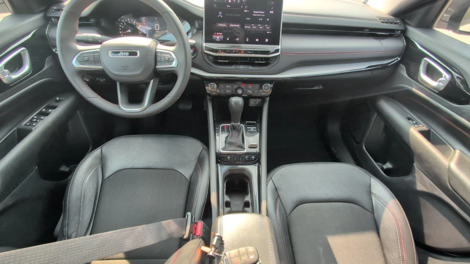 Used 2025 Bright White Clearcoat Jeep Trailhawk image 33