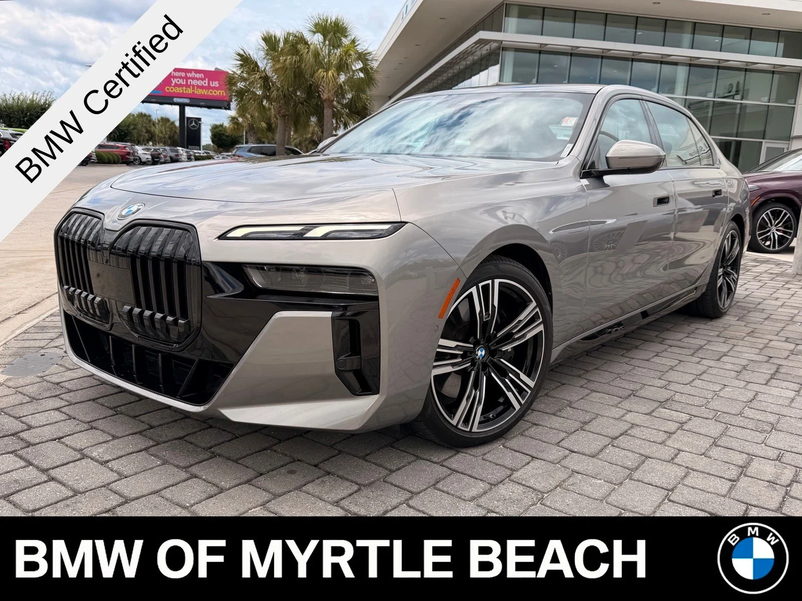 Certified Used 2023 Oxide Grey Met BMW 740i image 1
