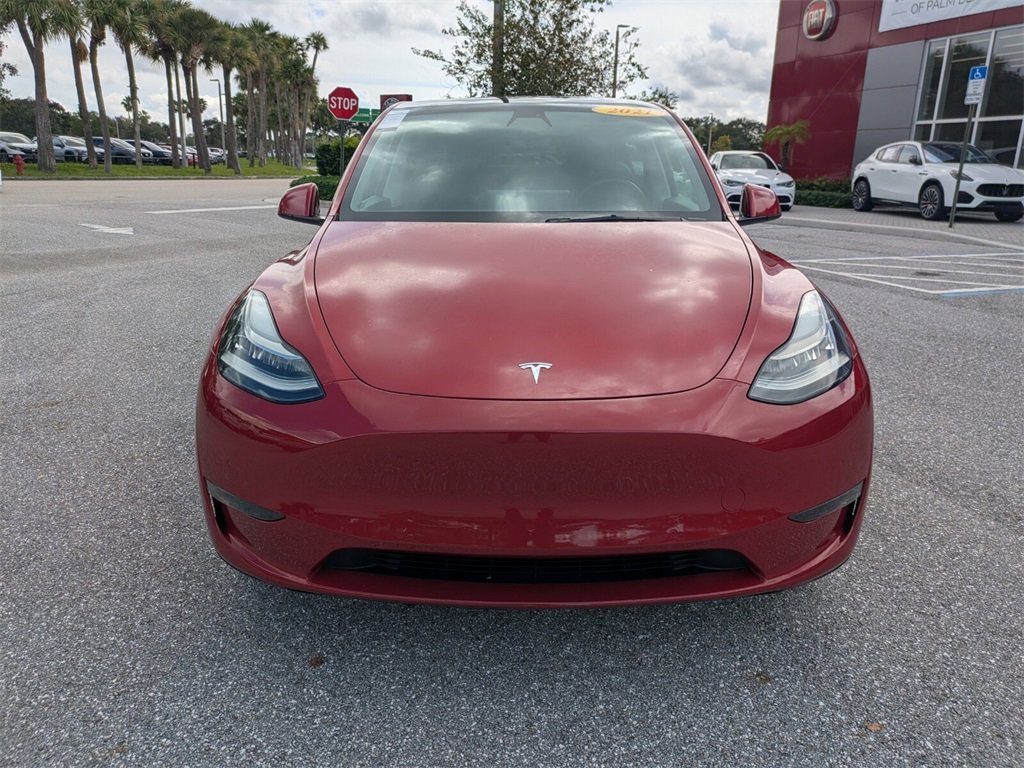 Used 2021 Tesla Model Y Standard Range with VIN 5YJYGDED7MF108950 for sale in West Palm Beach, FL