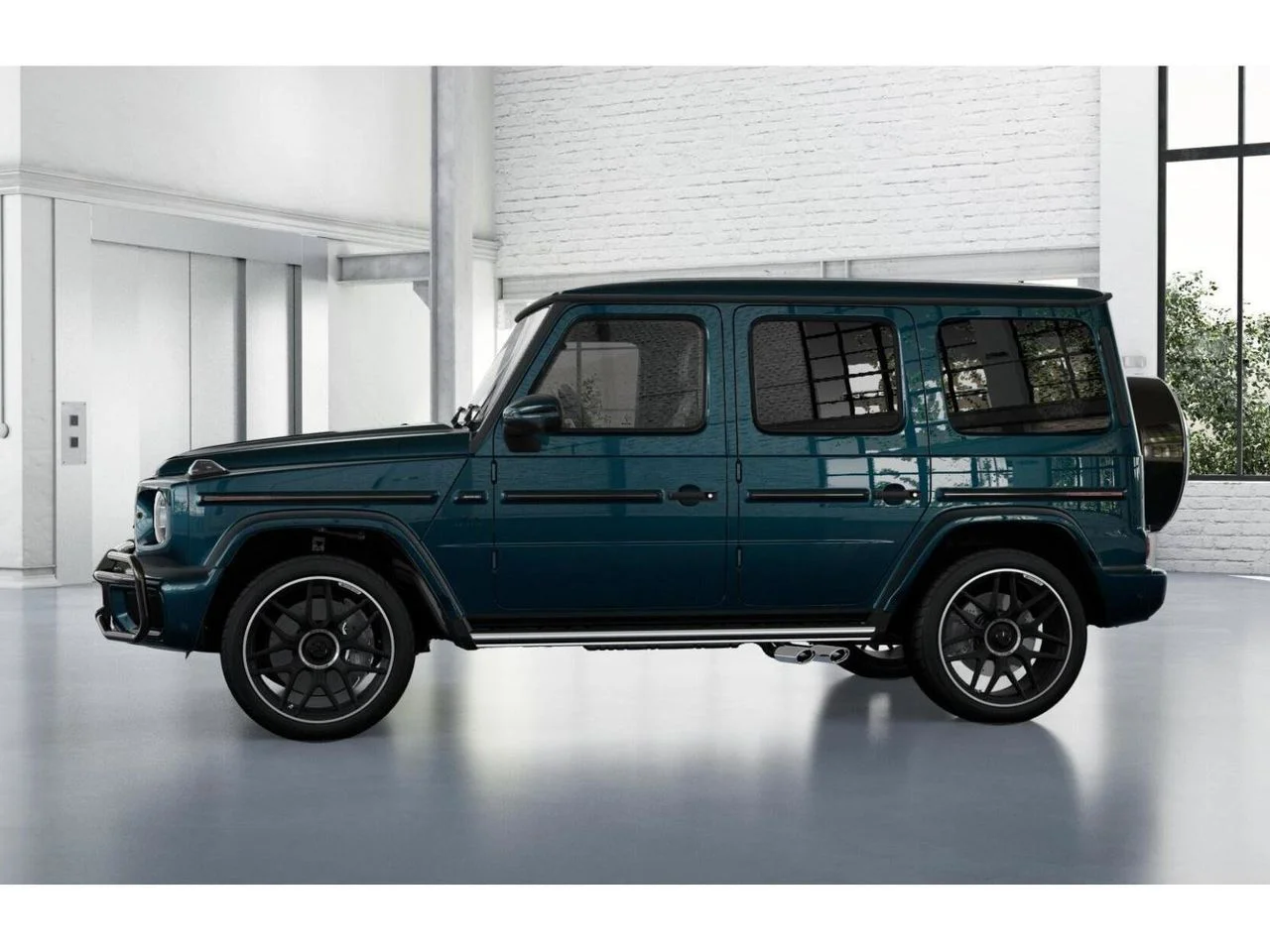 New 2027 MANUFAKTUR Sea Blue metallic Mercedes-Benz AMG® G 63 SUV image 35