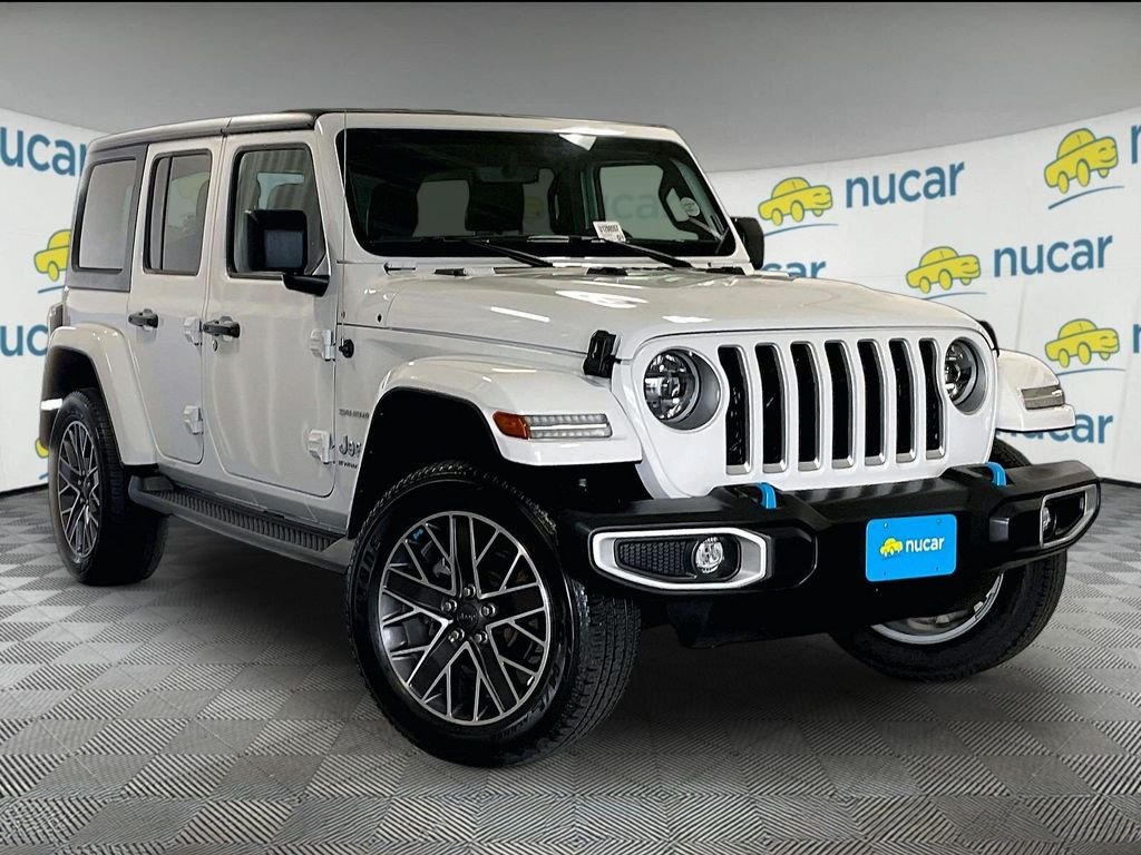 Used 2023 White Jeep Sahara 4xe image 1