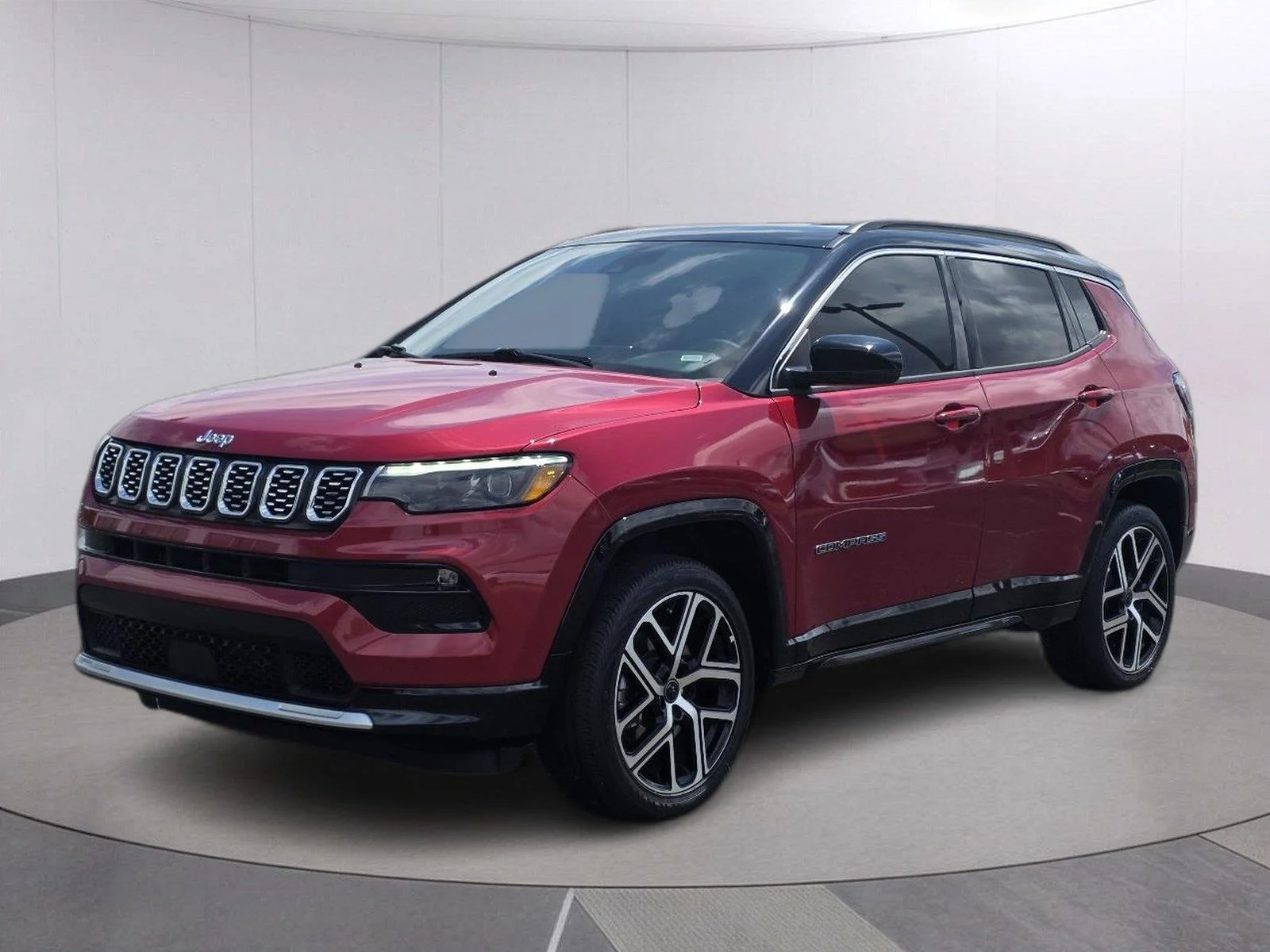 Used 2025 Velvet Red Pearlcoat Jeep Altitude X image 1