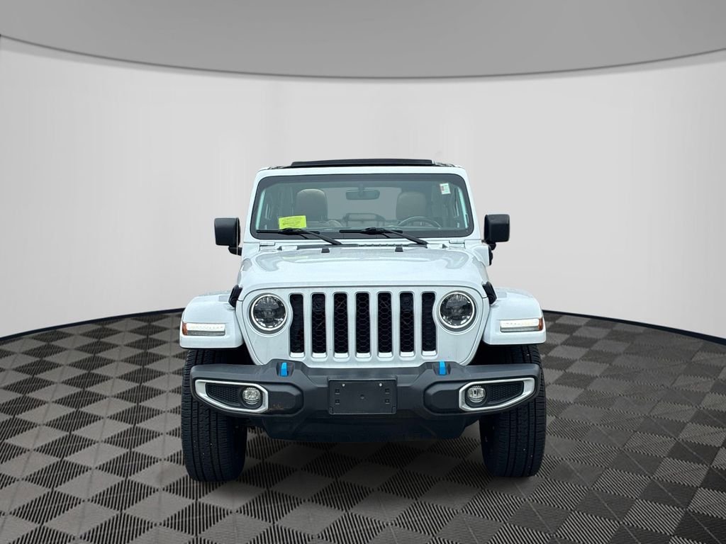 Used 2023 White Jeep Sahara 4xe image 2