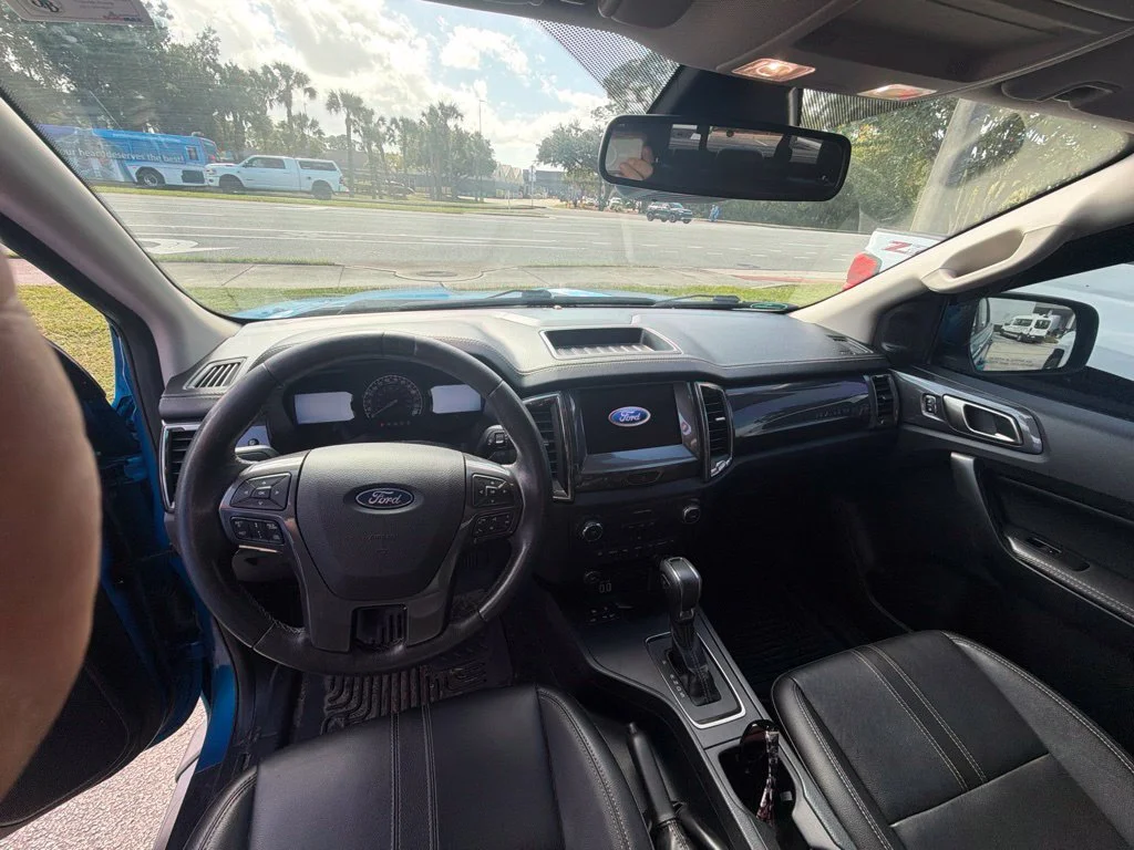 Used 2021 Blue Ford Lariat image 12
