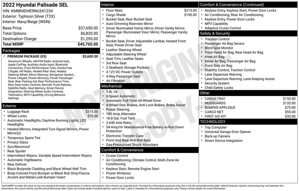 Used 2022 Silver Hyundai SEL image 40