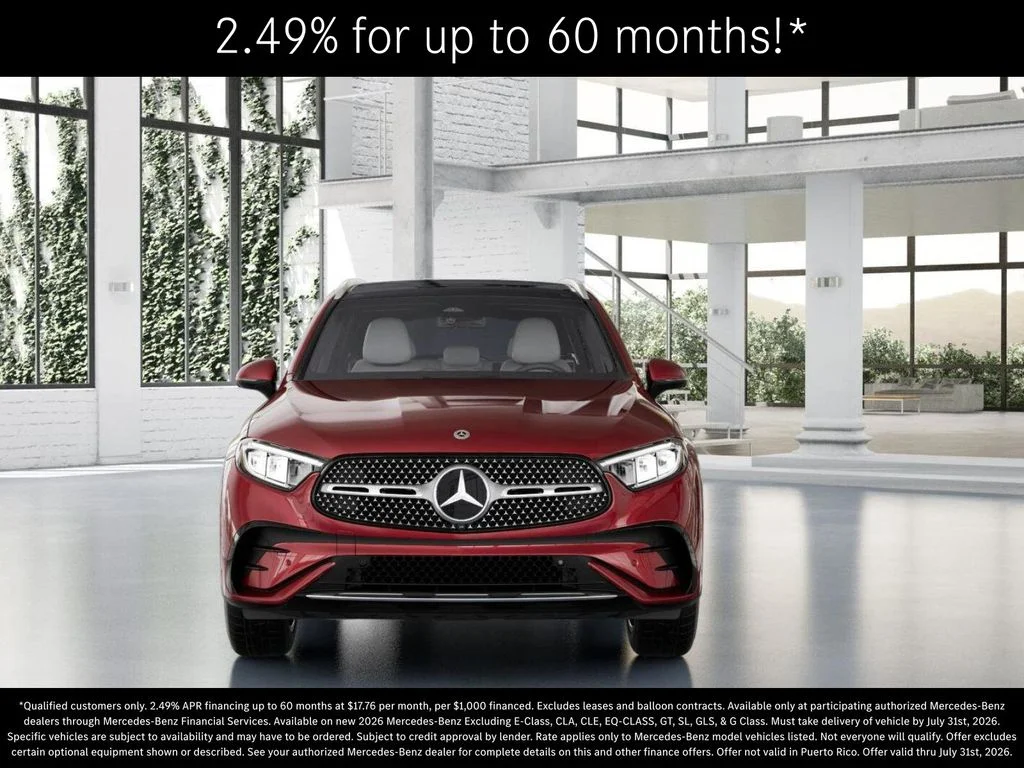 New 2026 MANUFAKTUR Patagonia Red Metallic Mercedes-Benz GLC 300 image 7