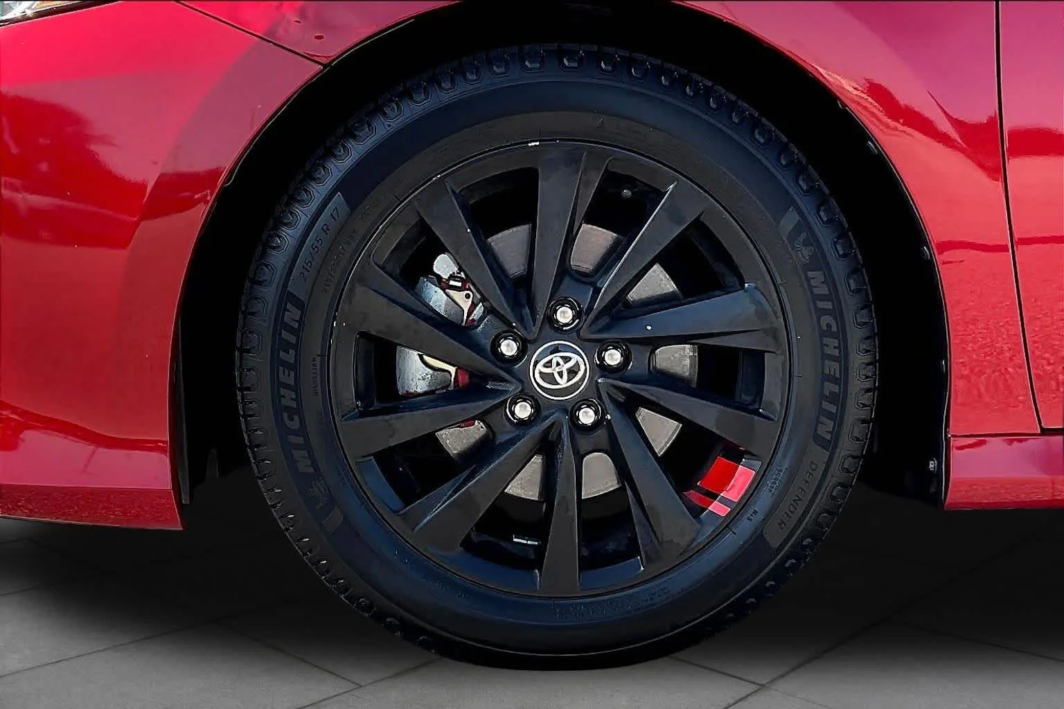 Certified Used 2023 Supersonic Red Toyota LE image 10