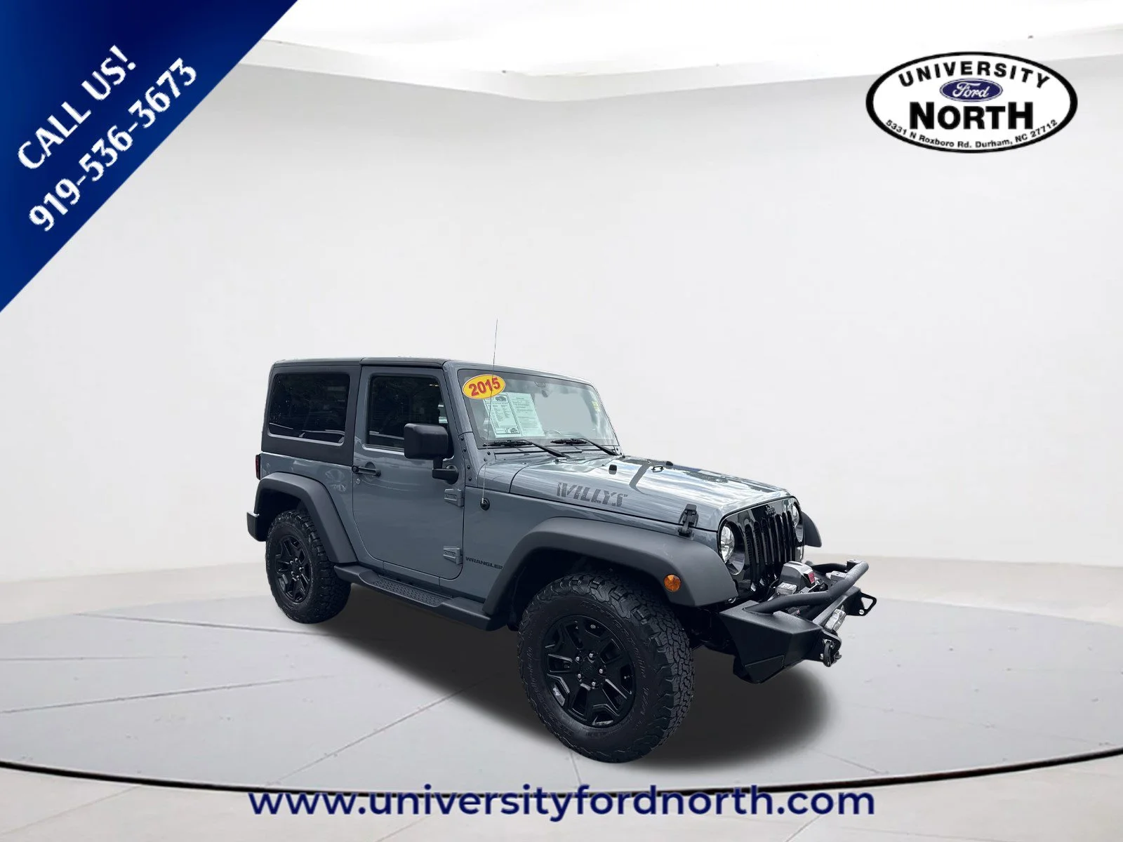 Used 2015 Anvil Clearcoat Jeep Willys Wheeler image 1