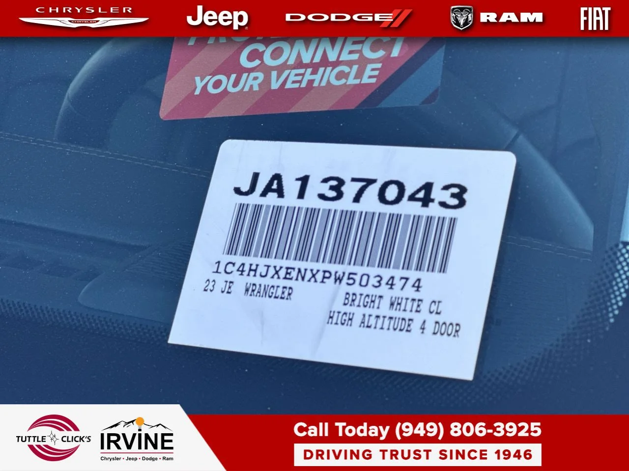 Used 2023 Bright White Clearcoat Jeep High Altitude image 39