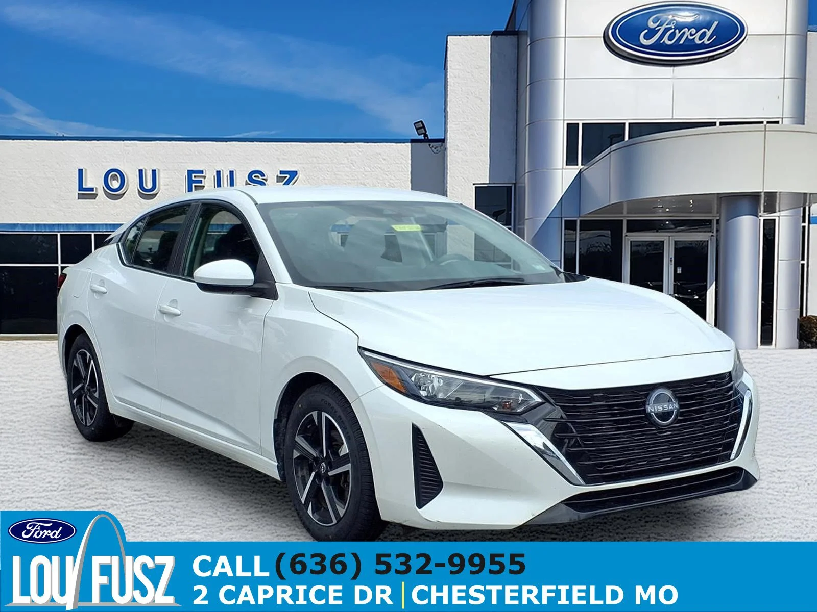 Used 2024 Aspen White Tricoat Nissan SV image 1